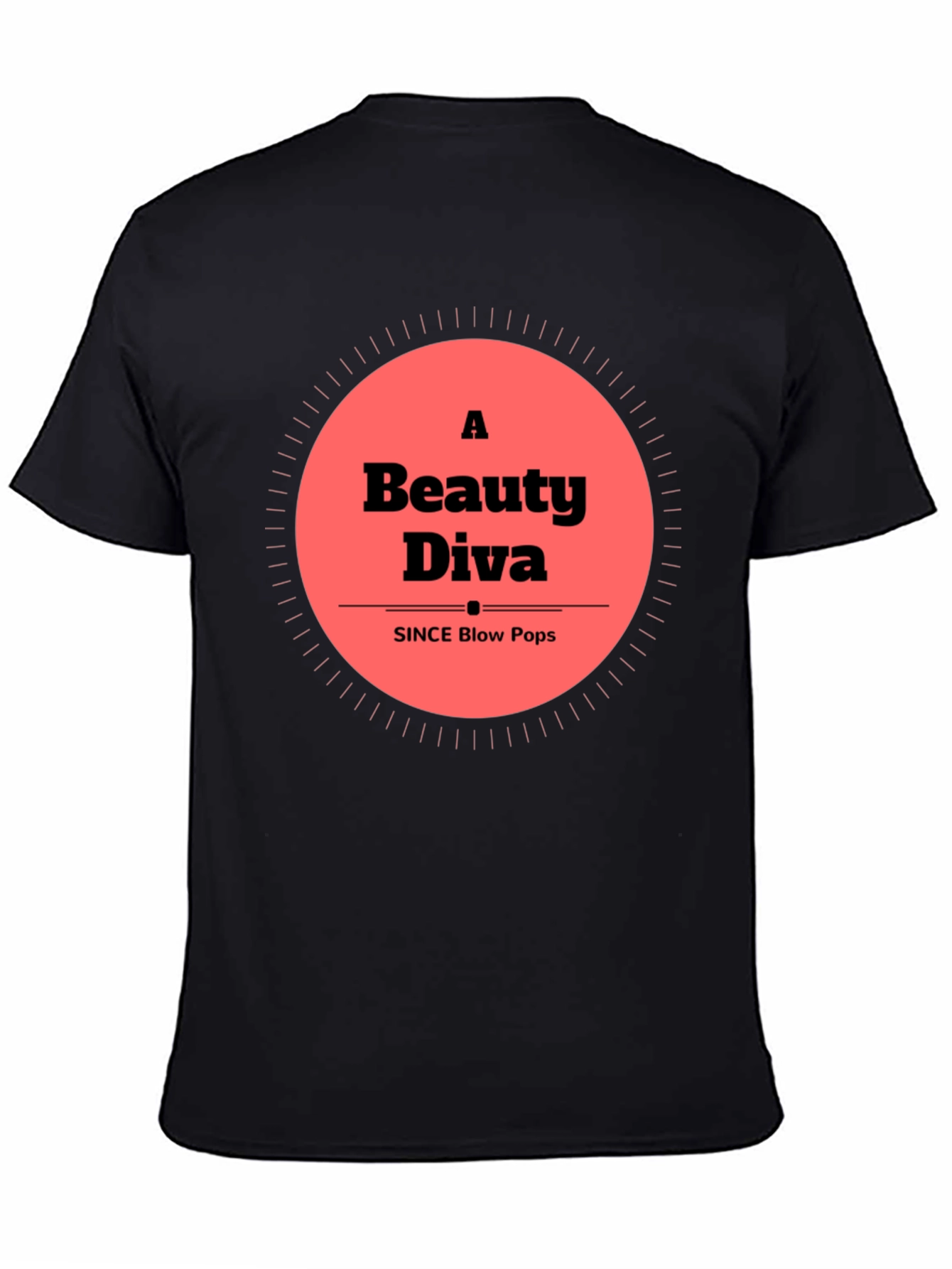 Beauty Diva Black T-Shirt