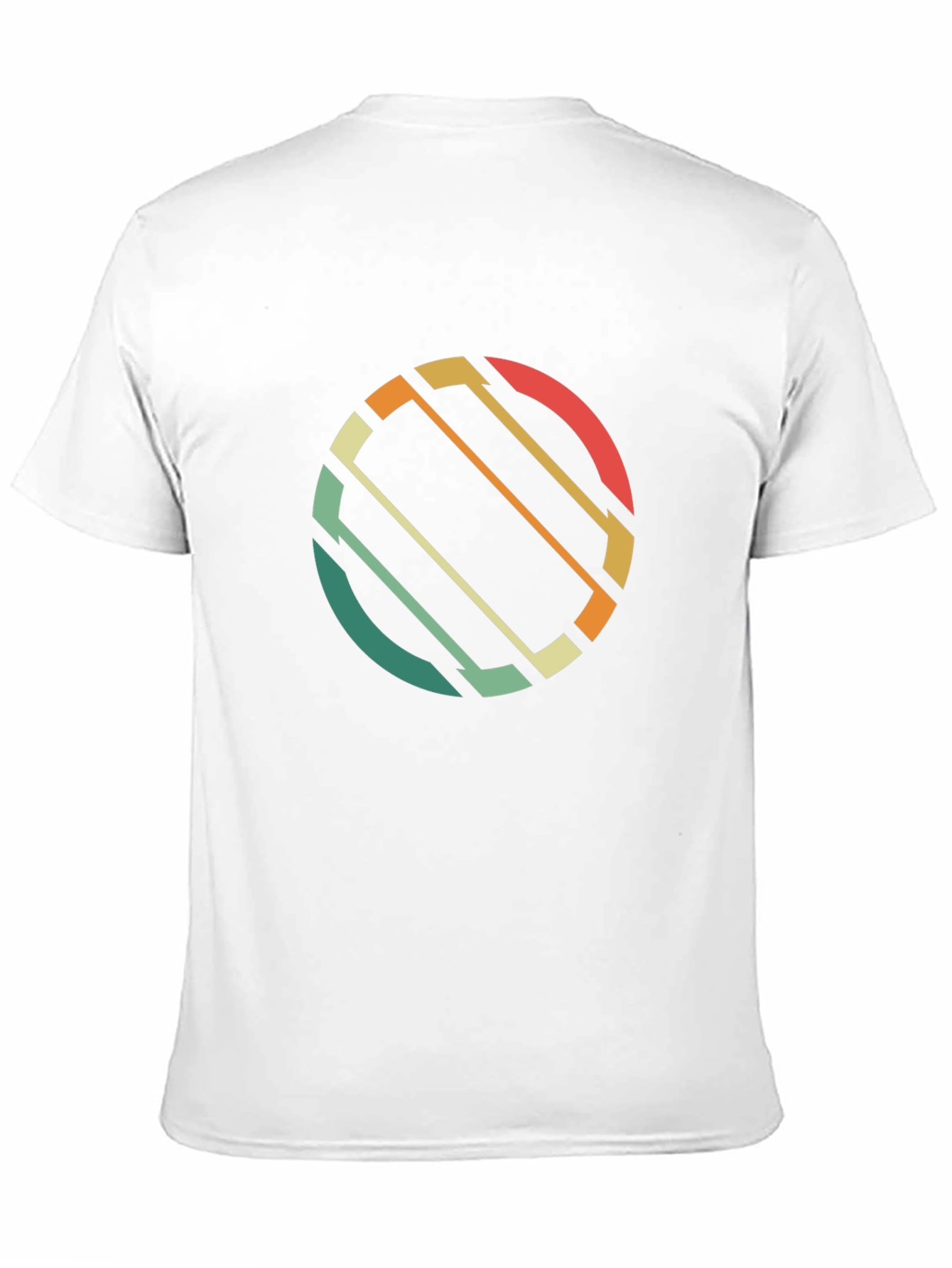 Retro Circle Graphic T-Shirt - Black