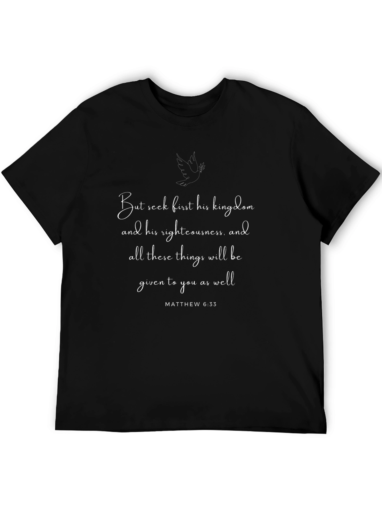Kingdom Seeker T-Shirt - Matthew 6:33 Bible Verse Tee