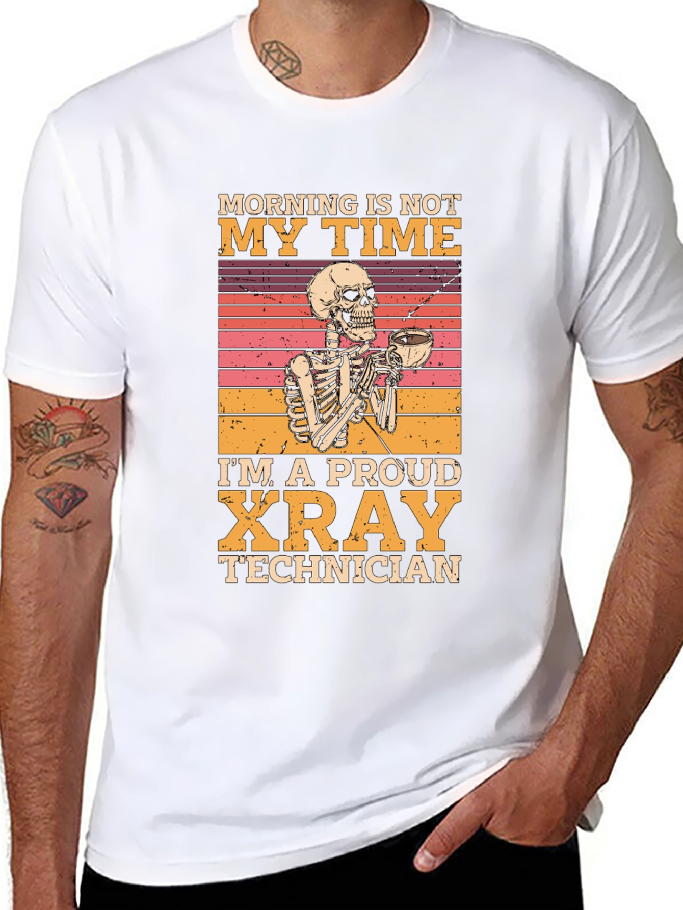 Proud X-Ray Technician Skeleton T-Shirt