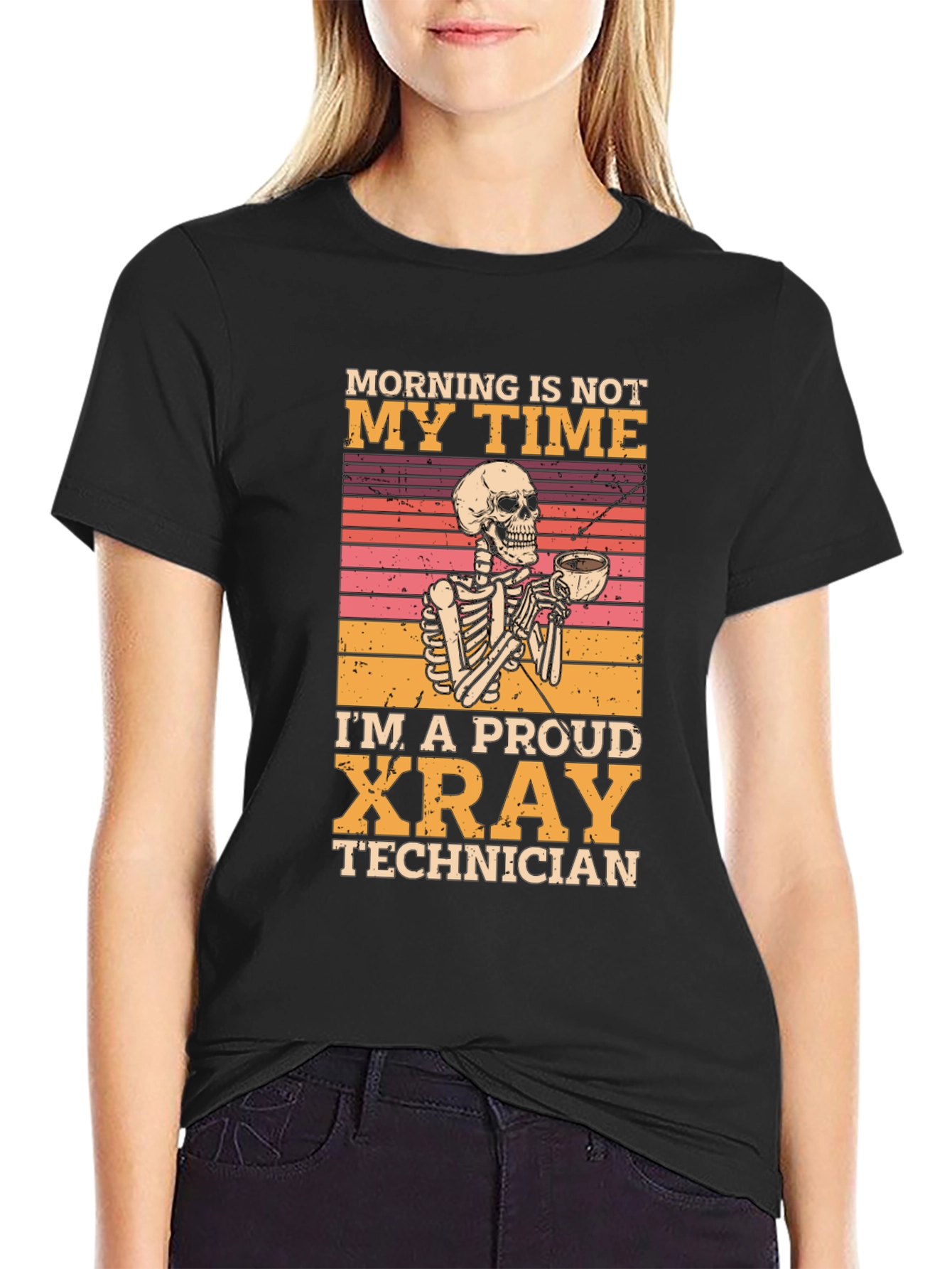 Proud X-Ray Technician Skeleton T-Shirt
