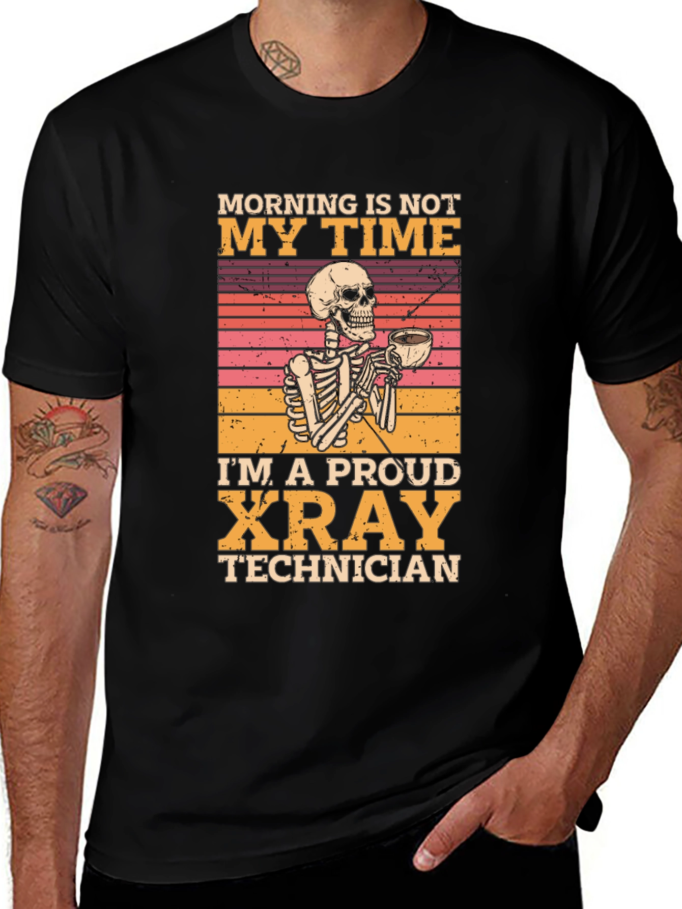 Proud X-Ray Technician Skeleton T-Shirt