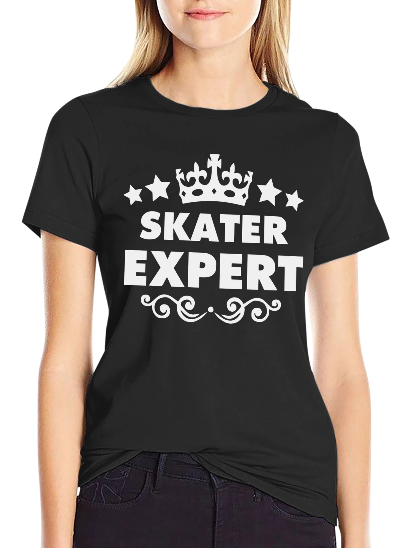 Skater Expert Black T-Shirt