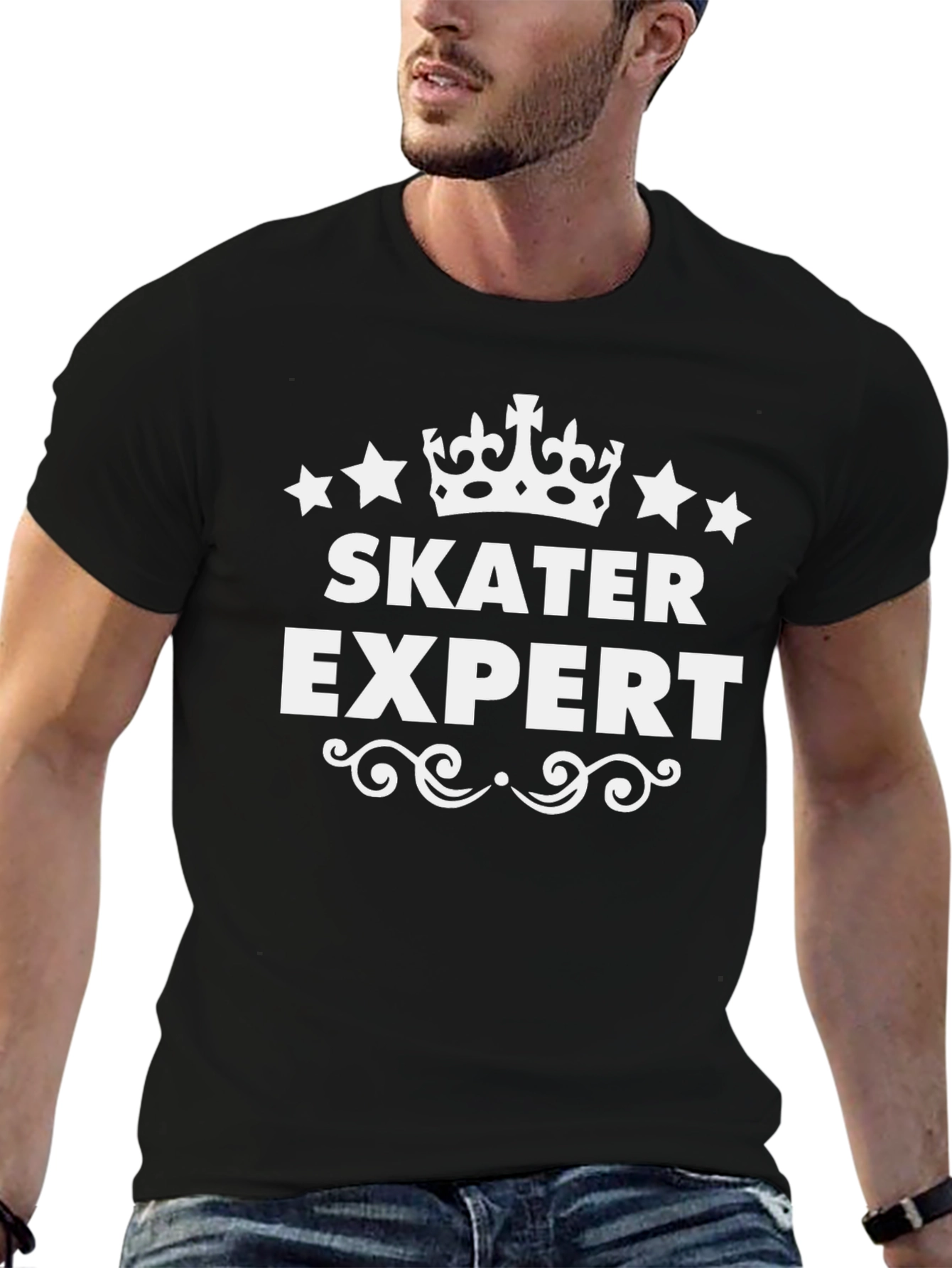 Skater Expert Black T-Shirt