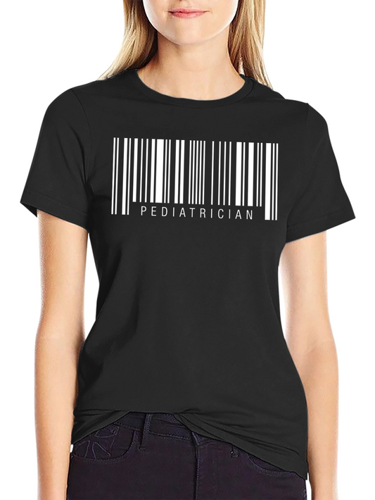 Pediatrician Barcode T-Shirt - Medical Profession Tee