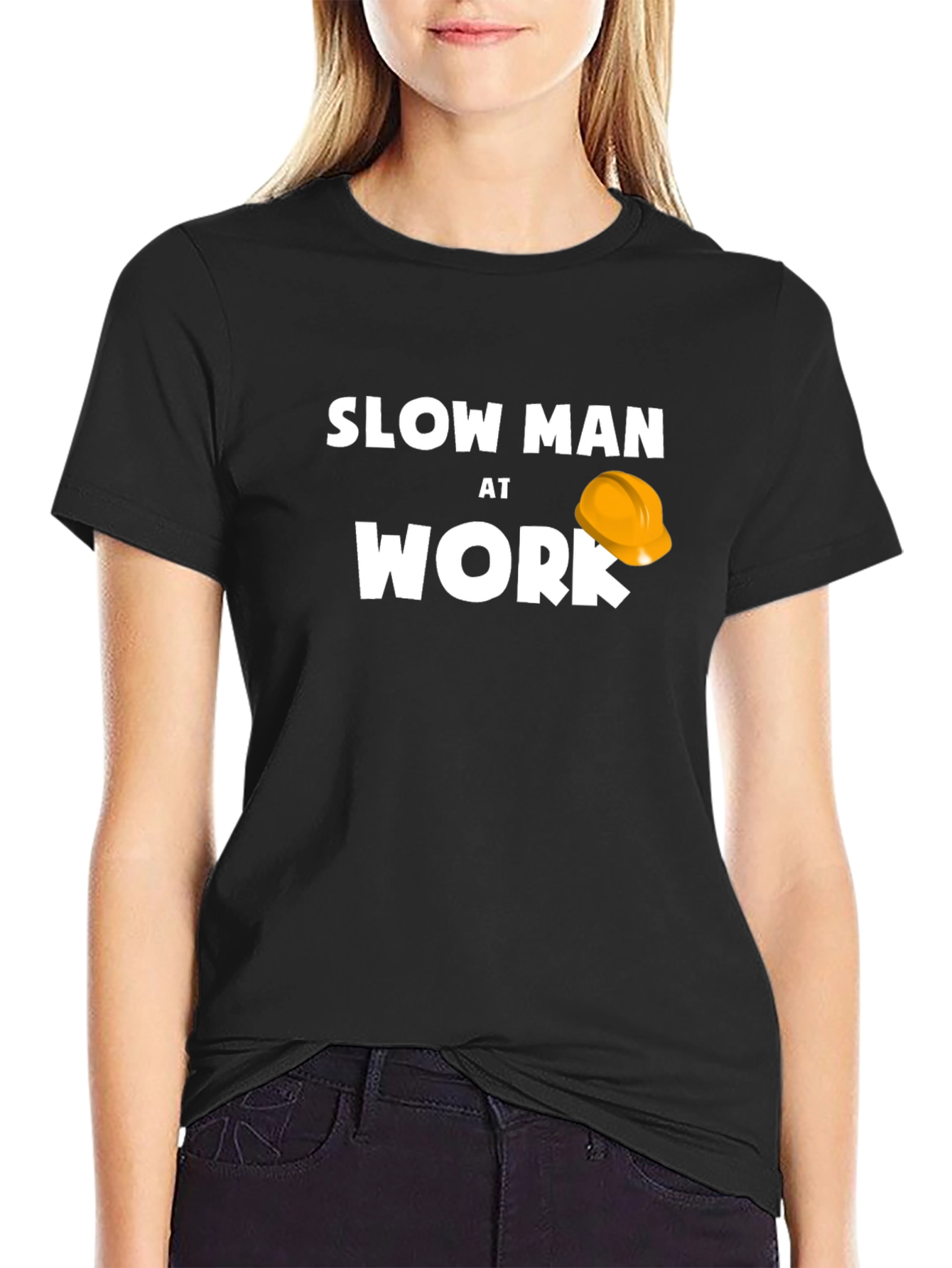 Slow Man At Work Funny T-Shirt