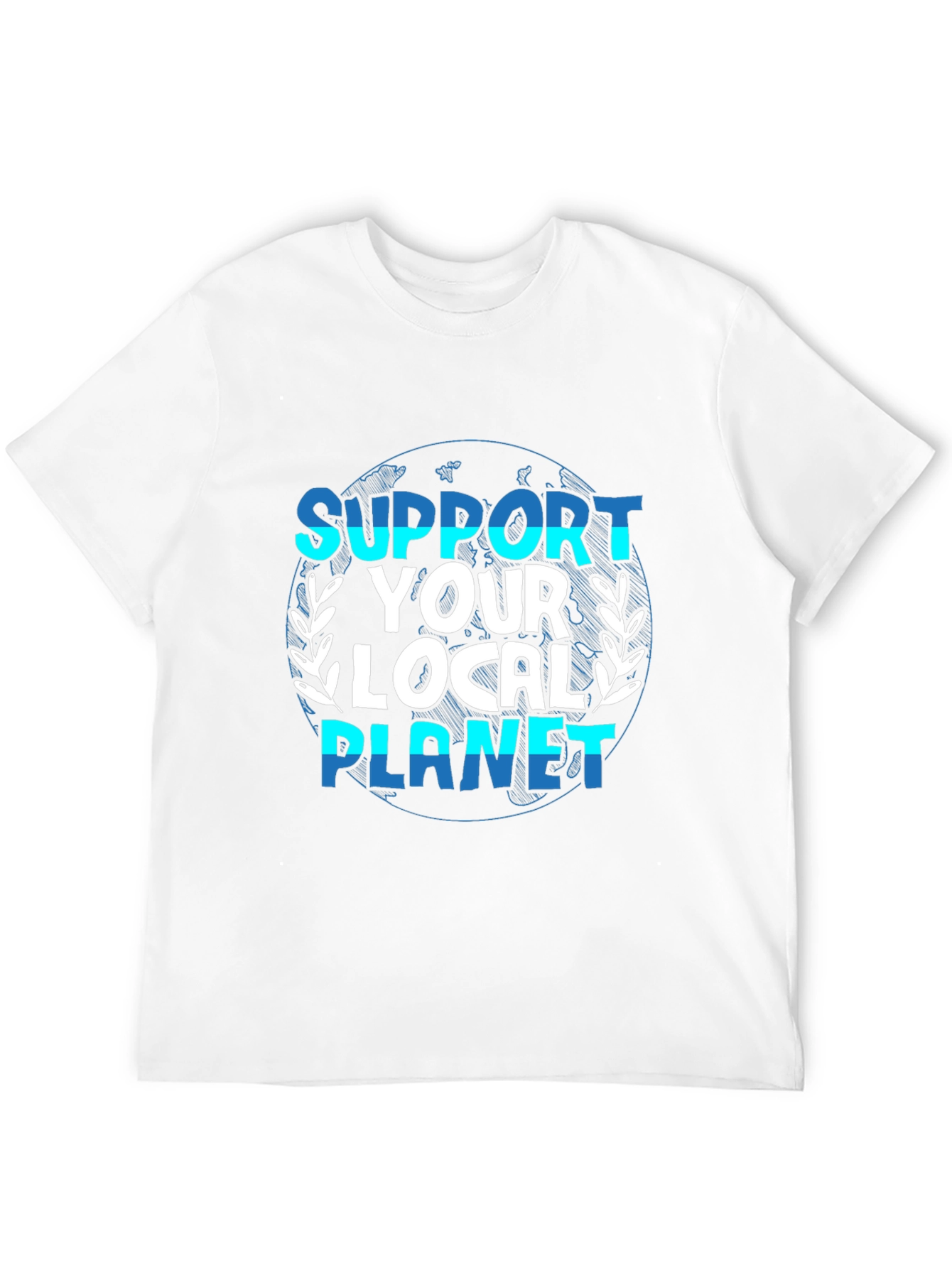 Support Your Local Planet Graphic T-Shirt