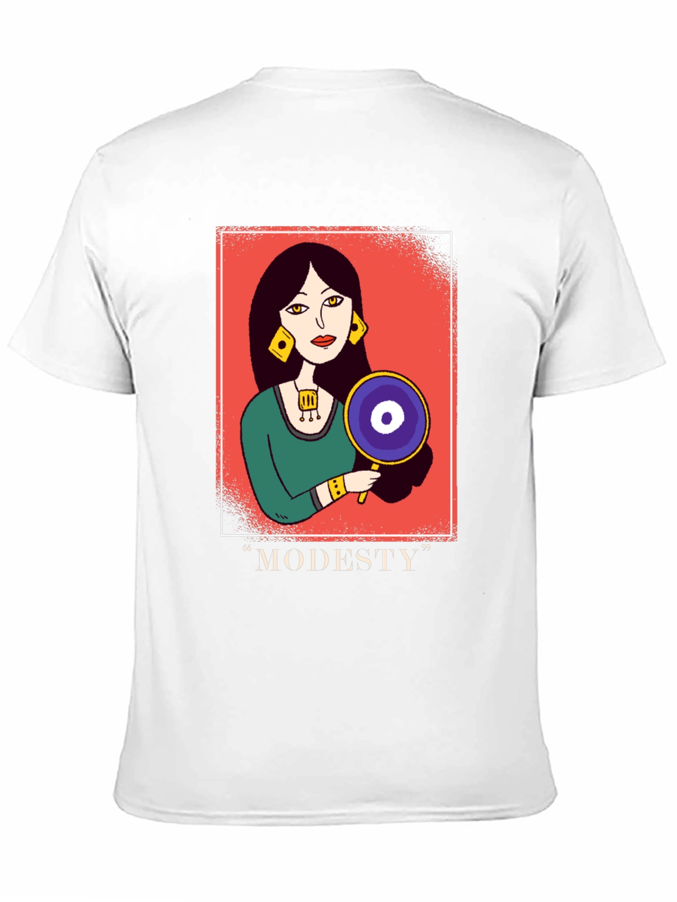 Modesty Graphic Tee - Unisex Black T-Shirt