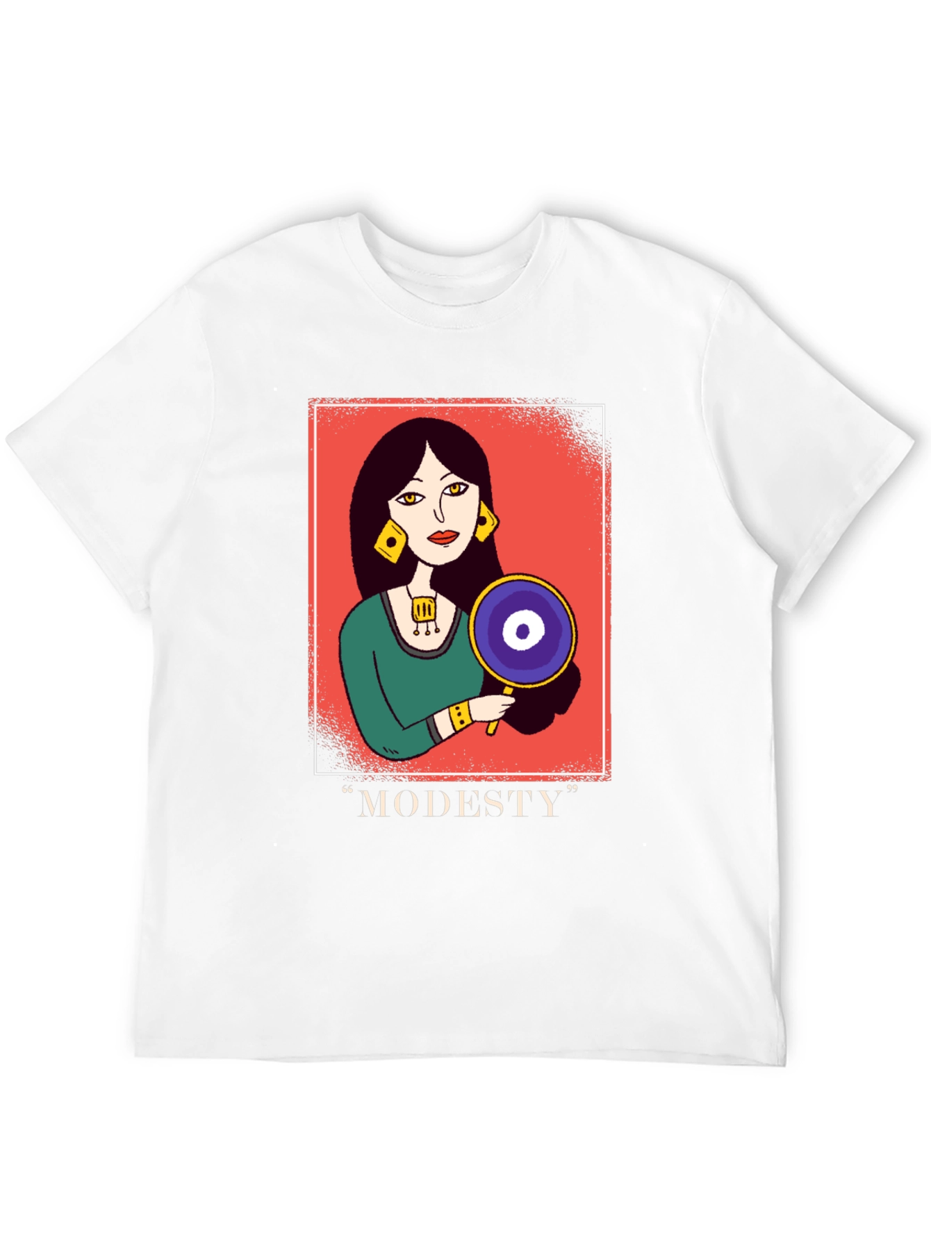 Modesty Graphic Tee - Unisex Black T-Shirt