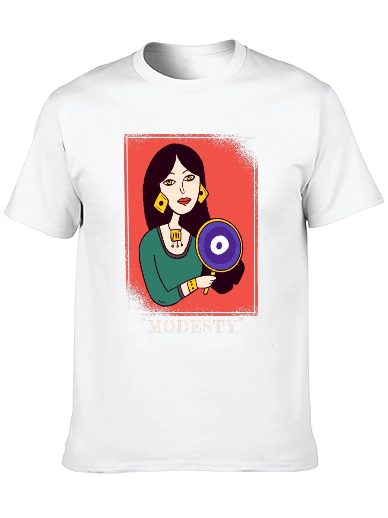 Modesty Graphic Tee - Unisex Black T-Shirt