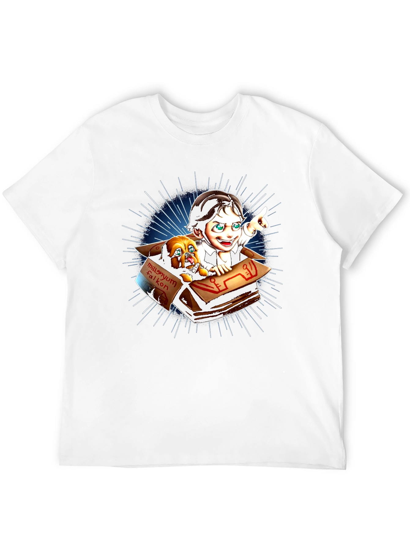 Millennium Falcon Dog T-Shirt