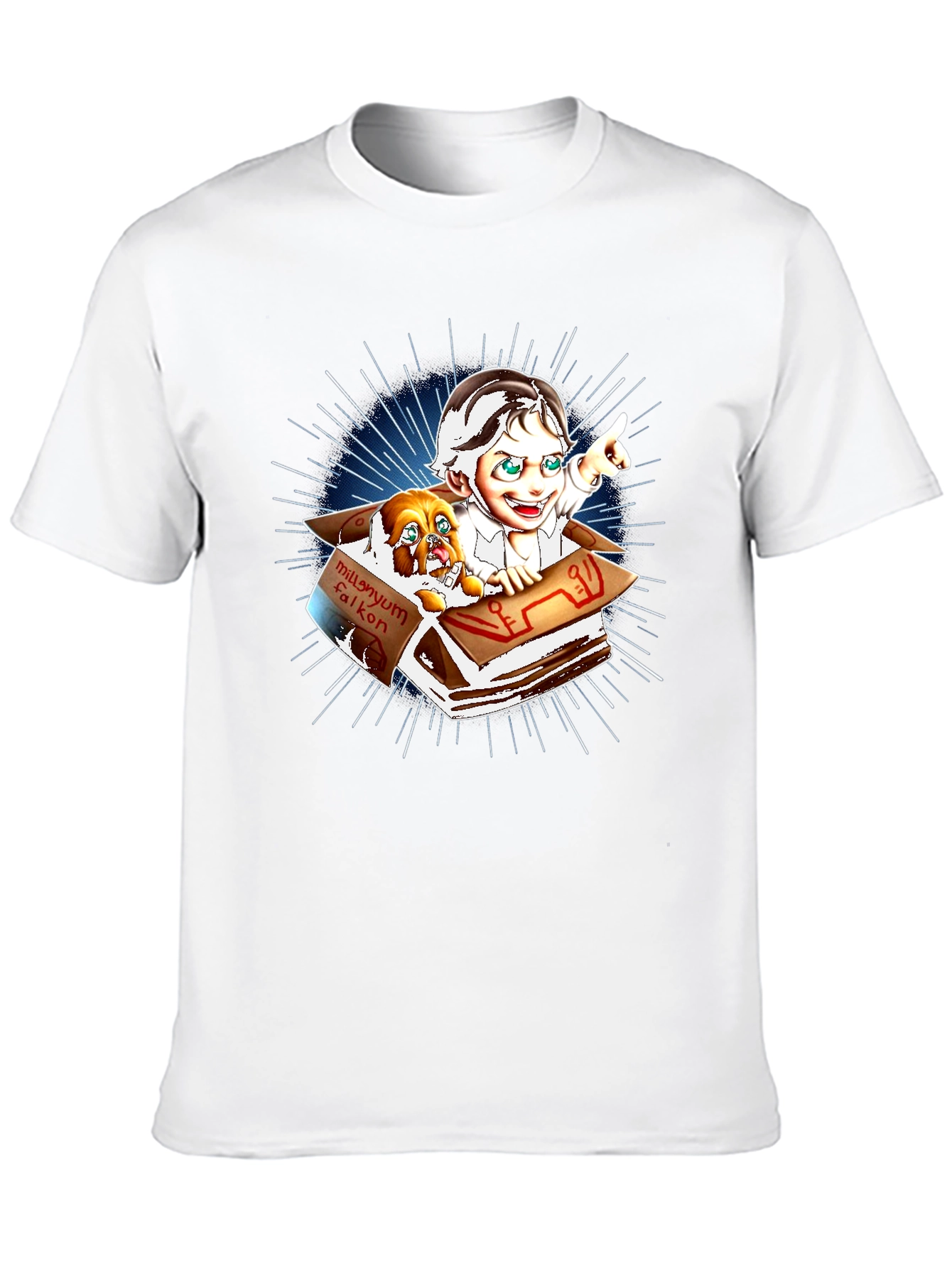 Millennium Falcon Dog T-Shirt