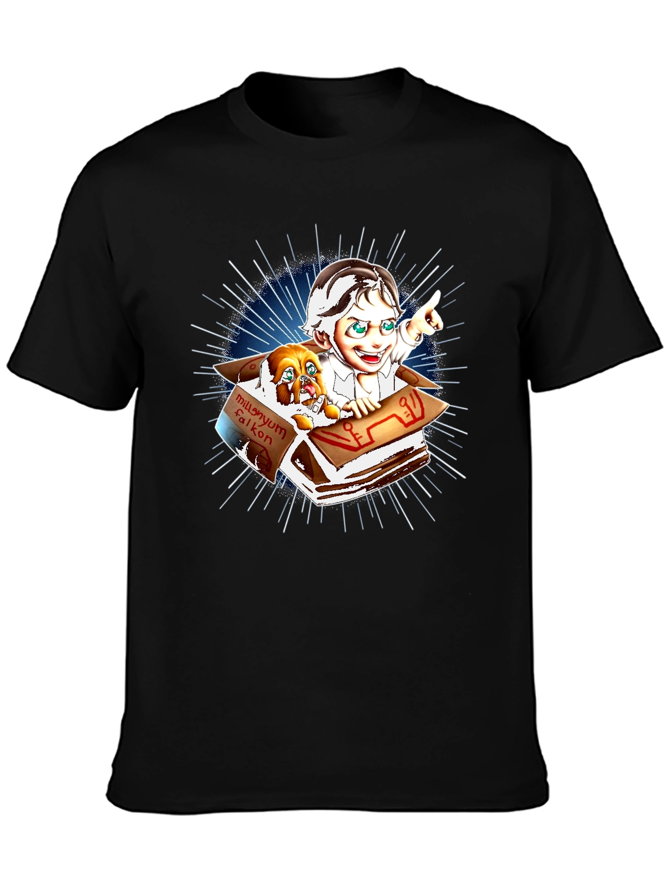 Millennium Falcon Dog T-Shirt
