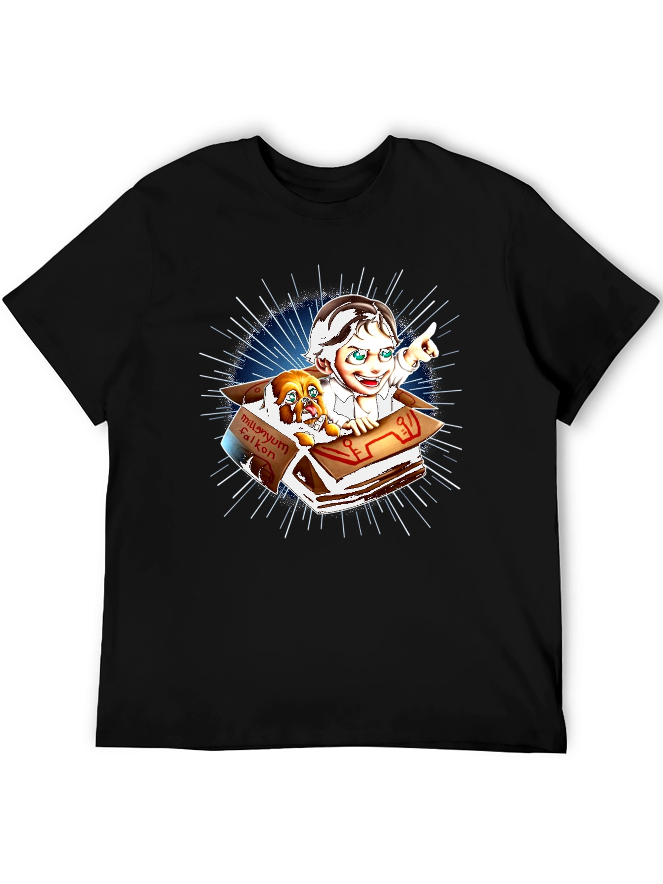 Millennium Falcon Dog T-Shirt