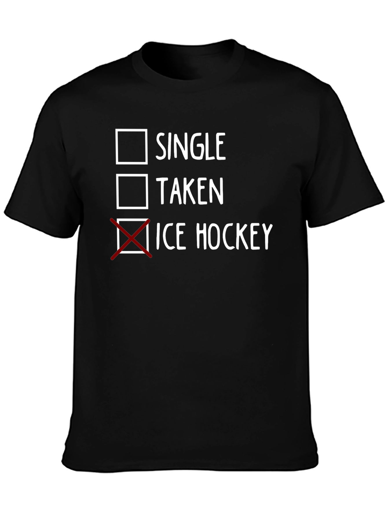 Single Taken Ice Hockey T-Shirt