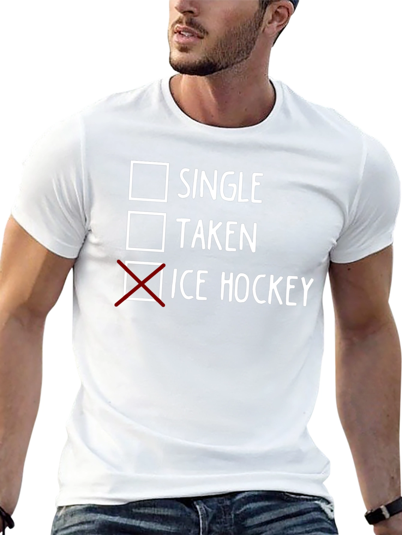 Single Taken Ice Hockey T-Shirt