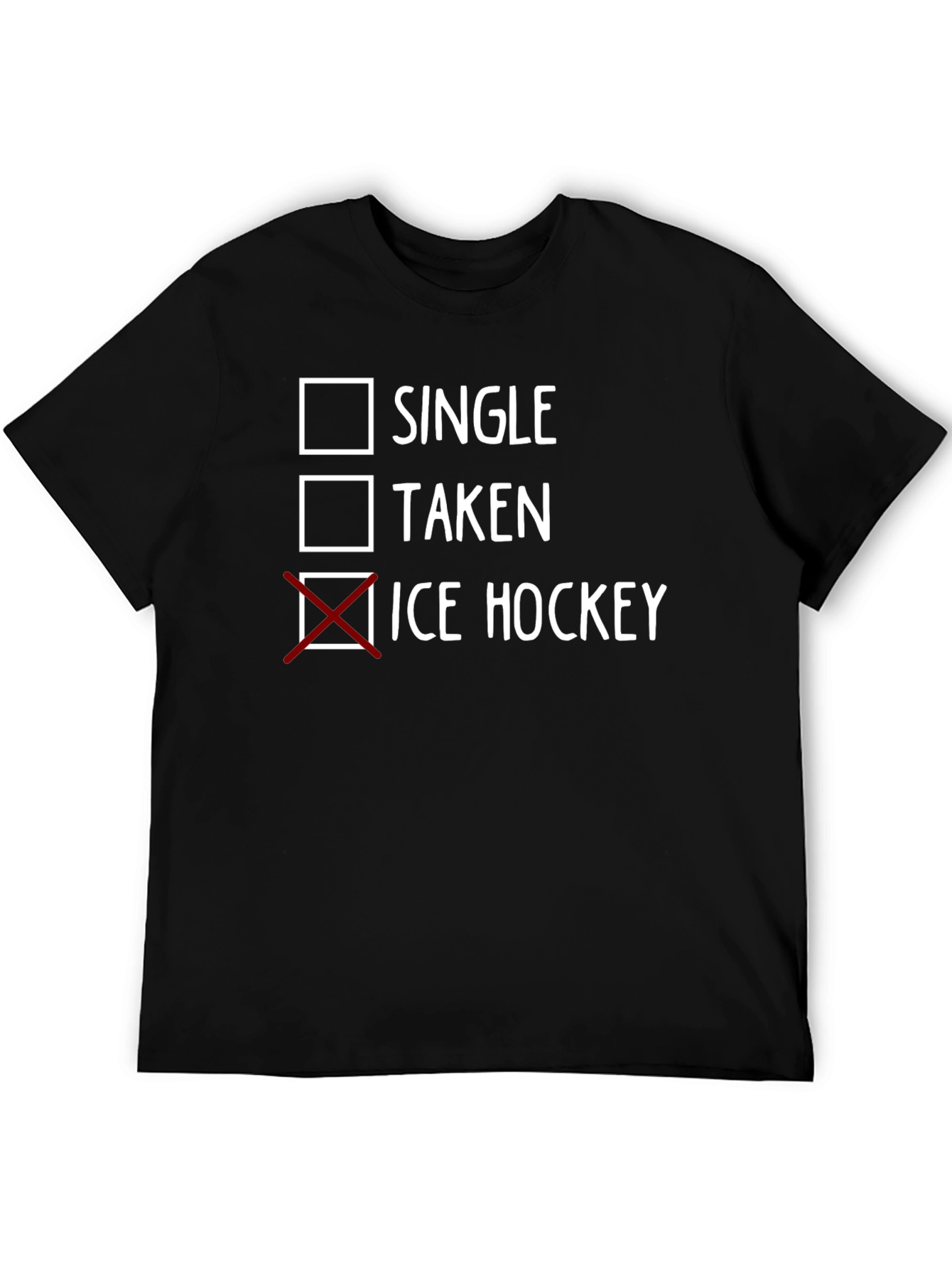 Single Taken Ice Hockey T-Shirt