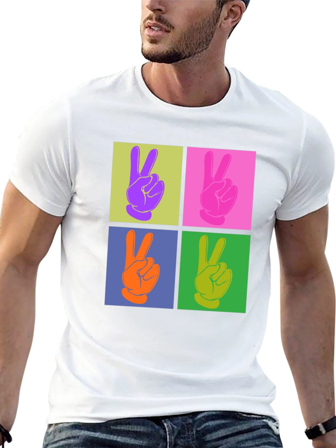 Peace Sign Pop Art T-Shirt