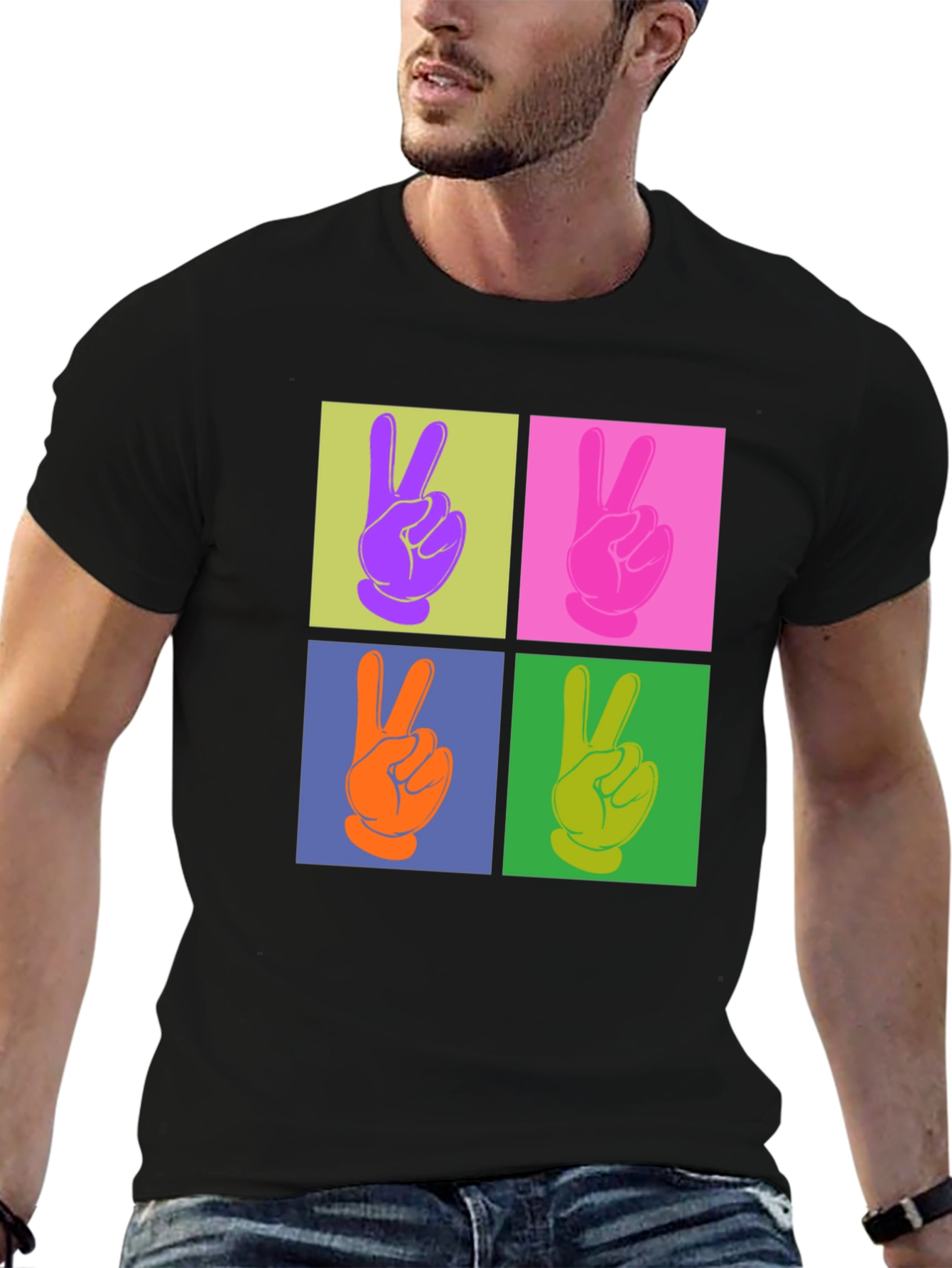 Peace Sign Pop Art T-Shirt