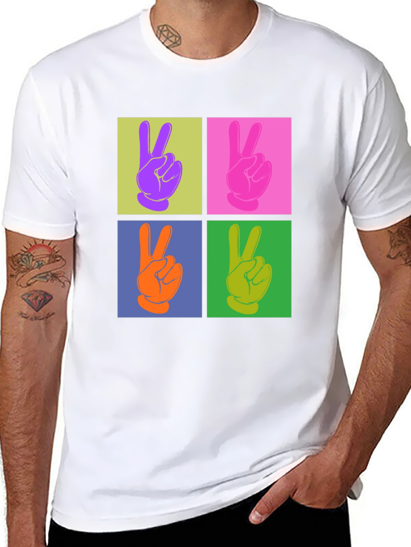Peace Sign Pop Art T-Shirt
