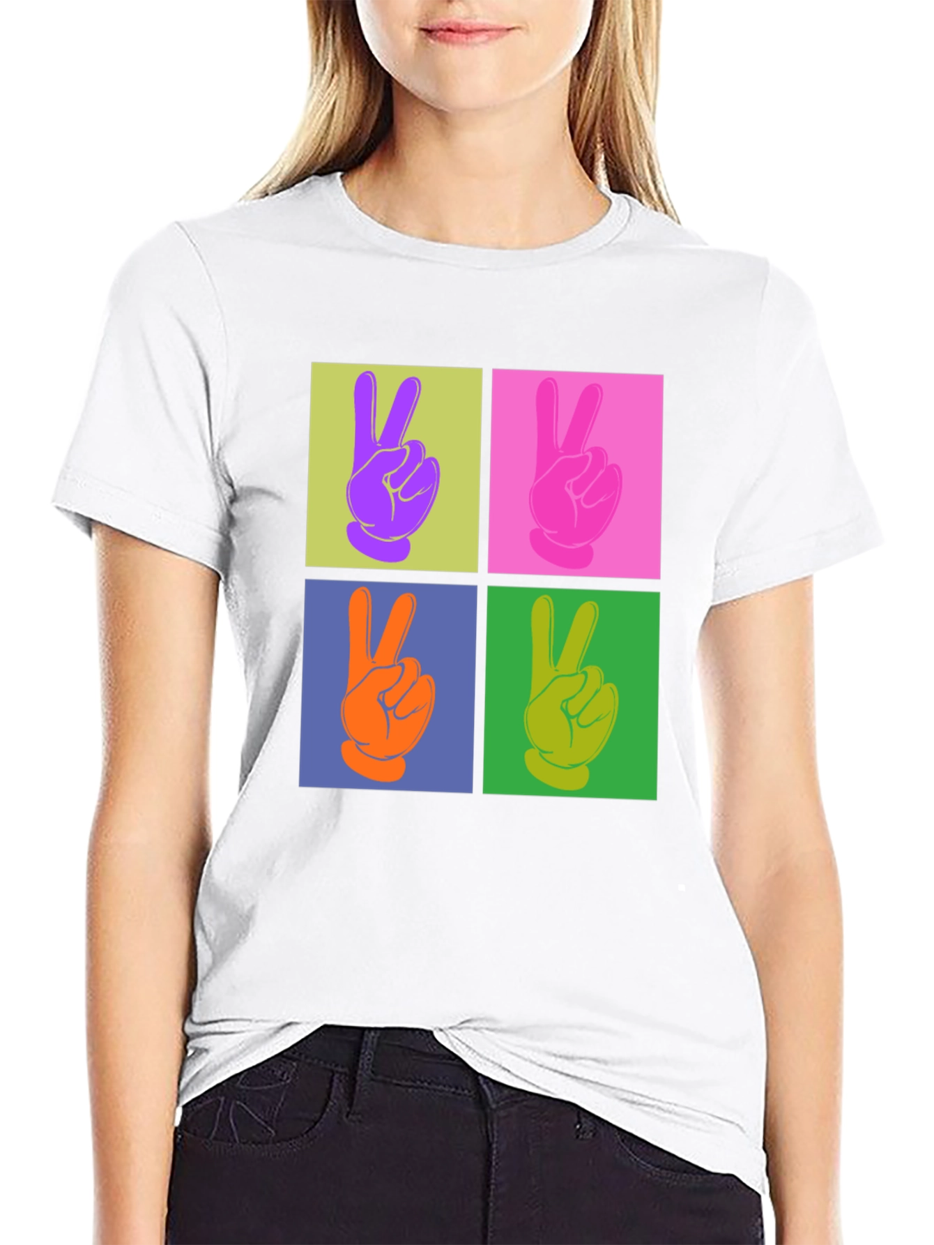 Peace Sign Pop Art T-Shirt