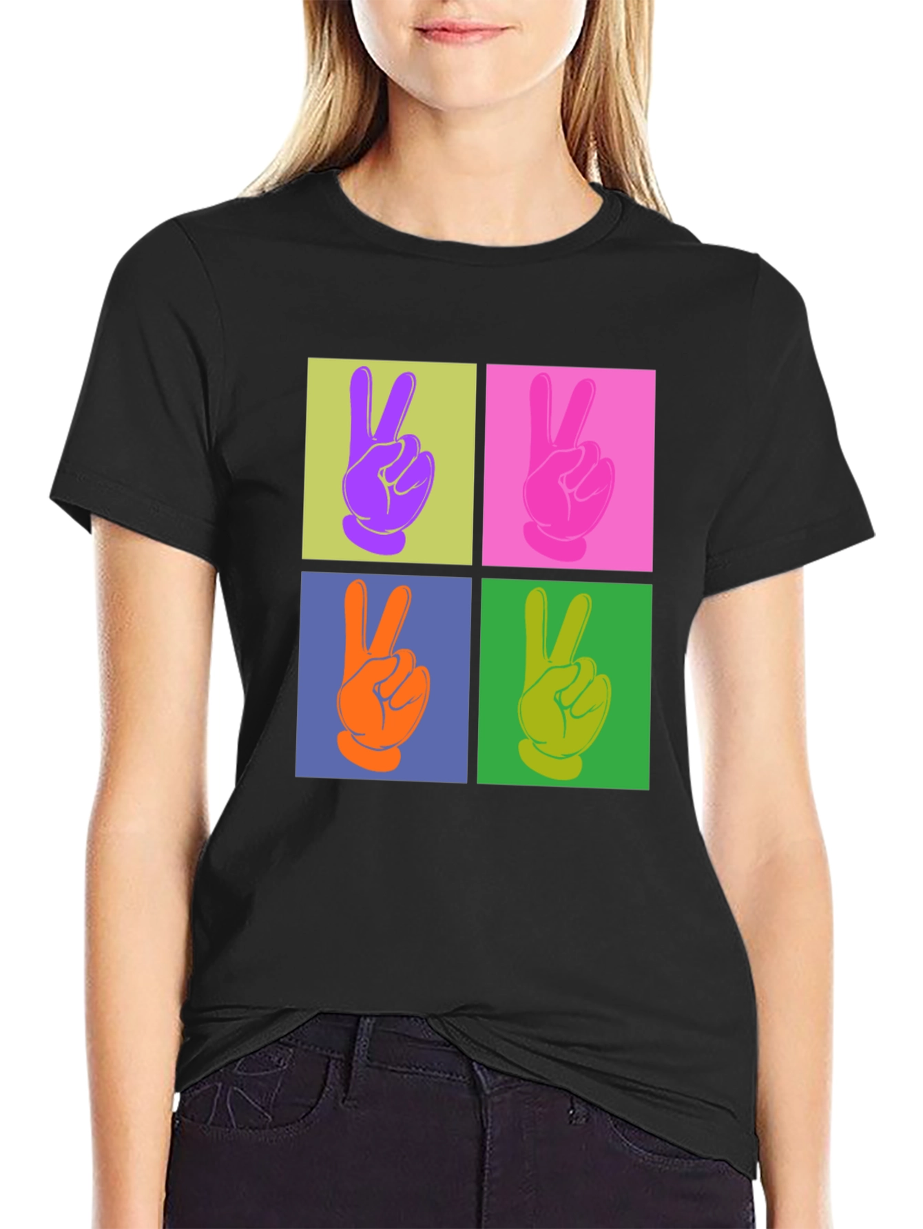 Peace Sign Pop Art T-Shirt