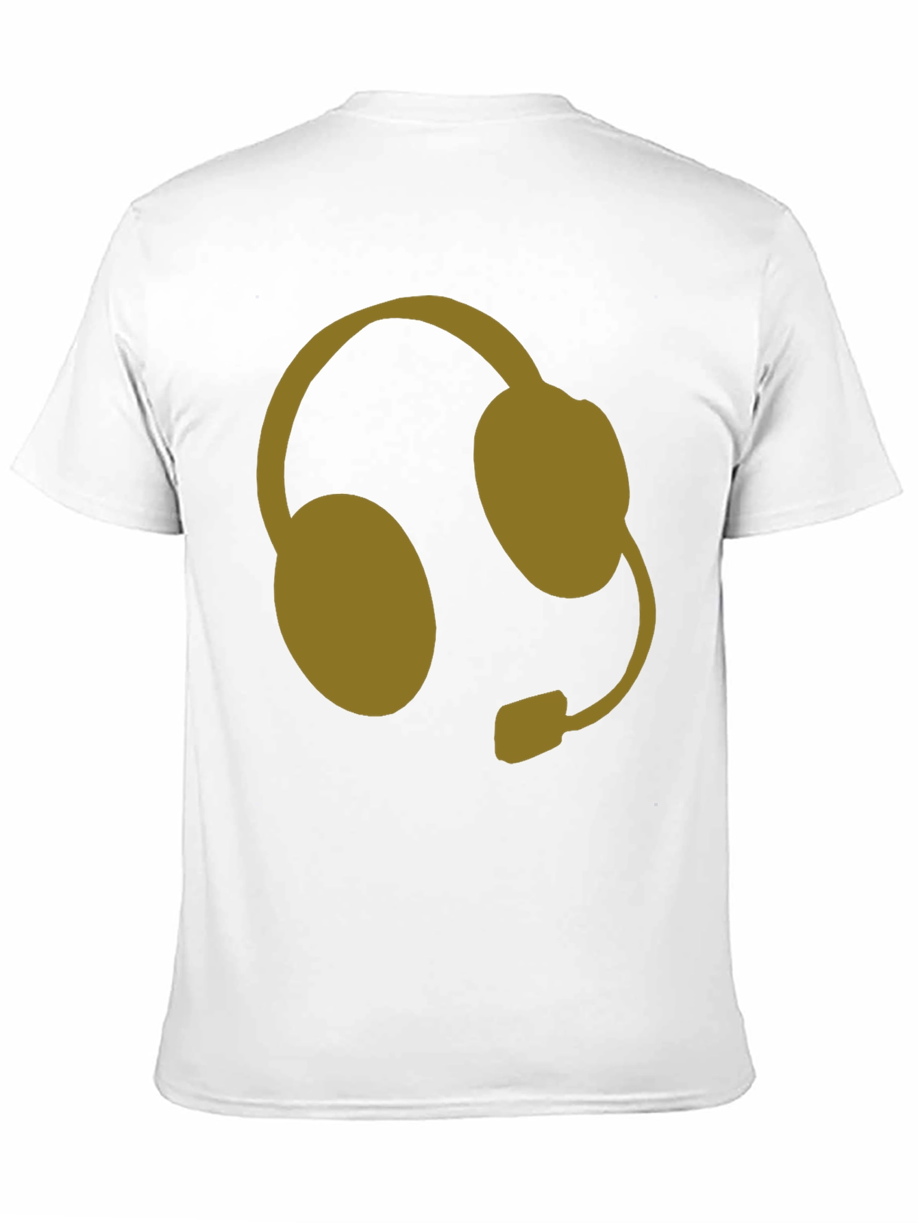 Gamer Headset Graphic T-Shirt - Black