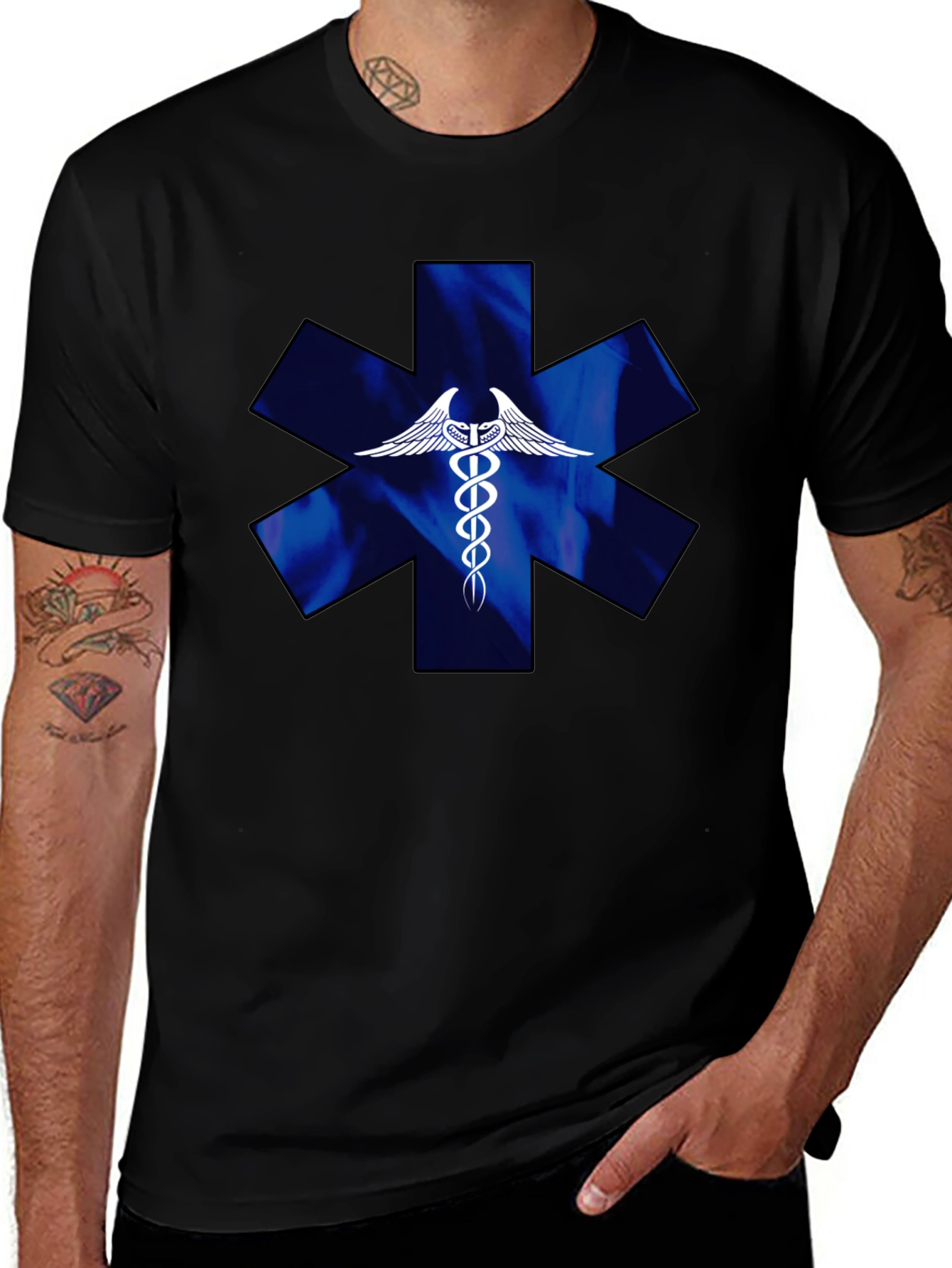 Star of Life EMT Graphic T-Shirt