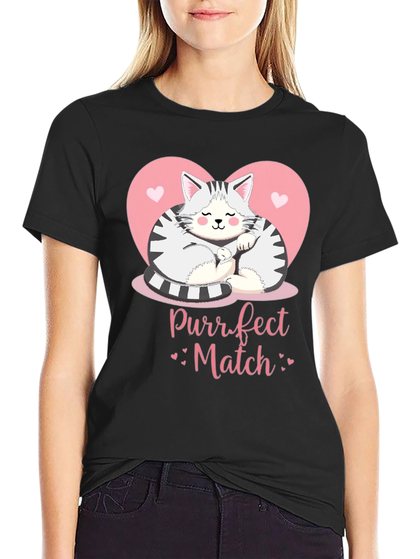 Purrfect Match Cat Lover T-Shirt