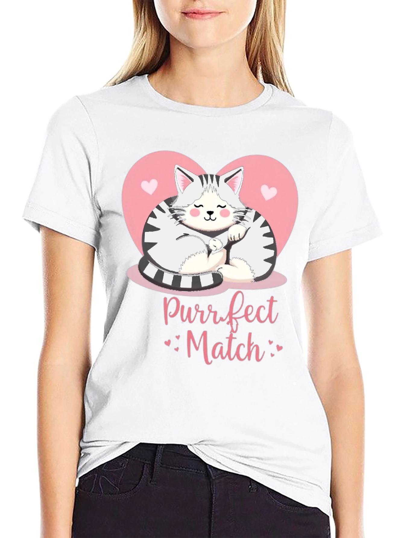Purrfect Match Cat Lover T-Shirt