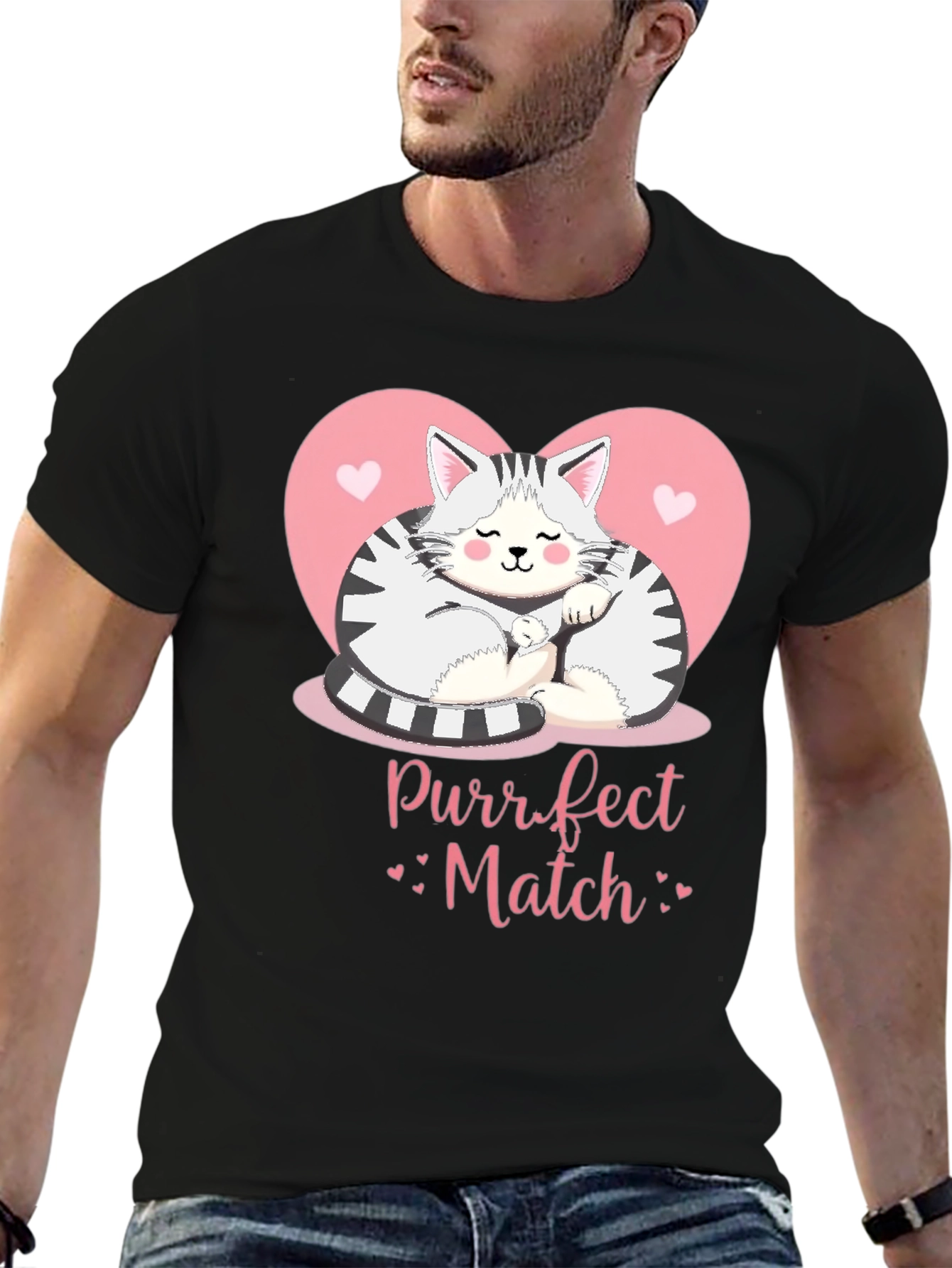 Purrfect Match Cat Lover T-Shirt
