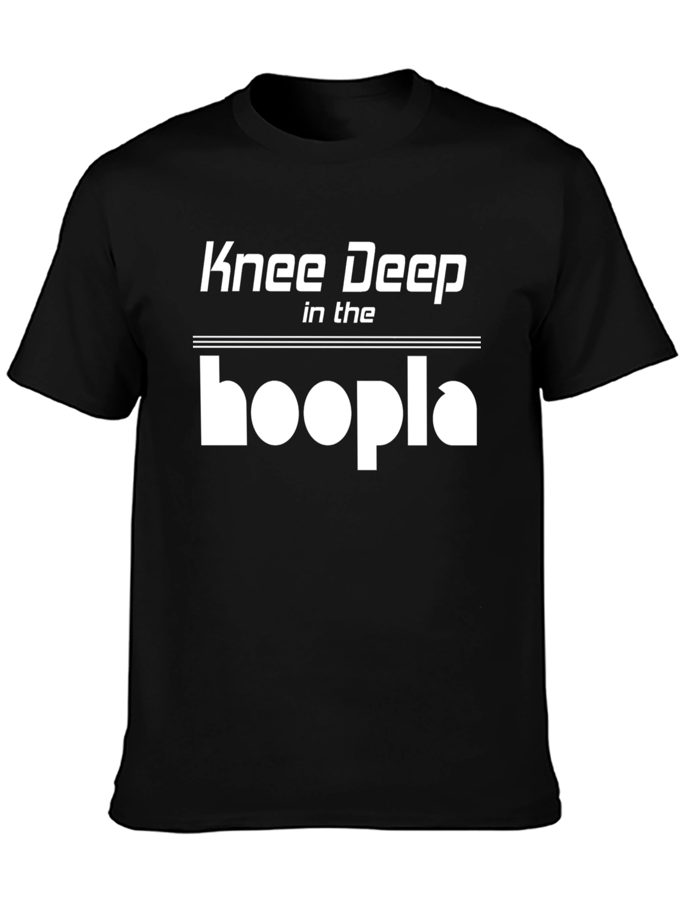 Knee Deep in the Hoopla Black T-Shirt
