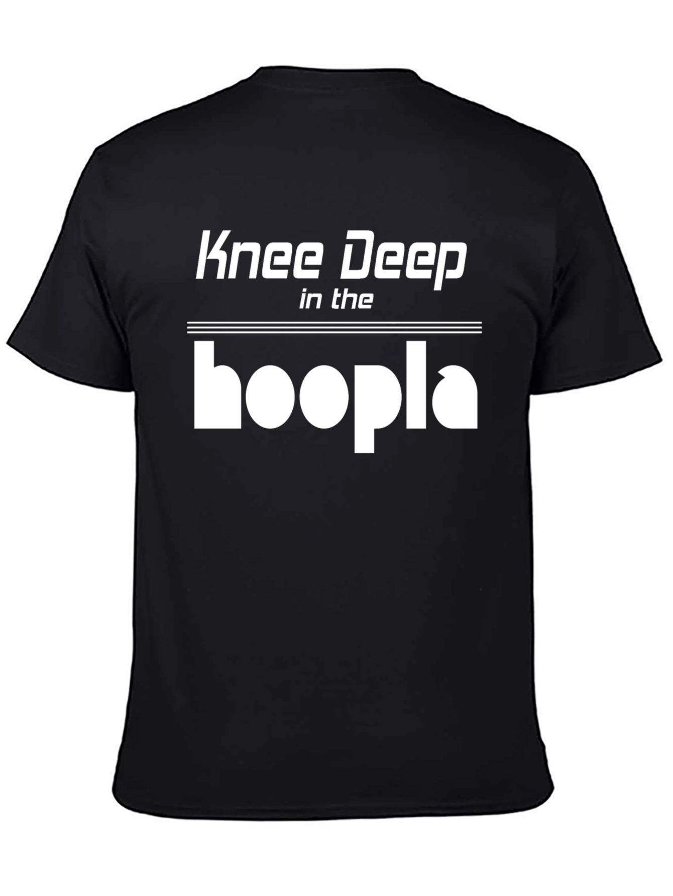Knee Deep in the Hoopla Black T-Shirt