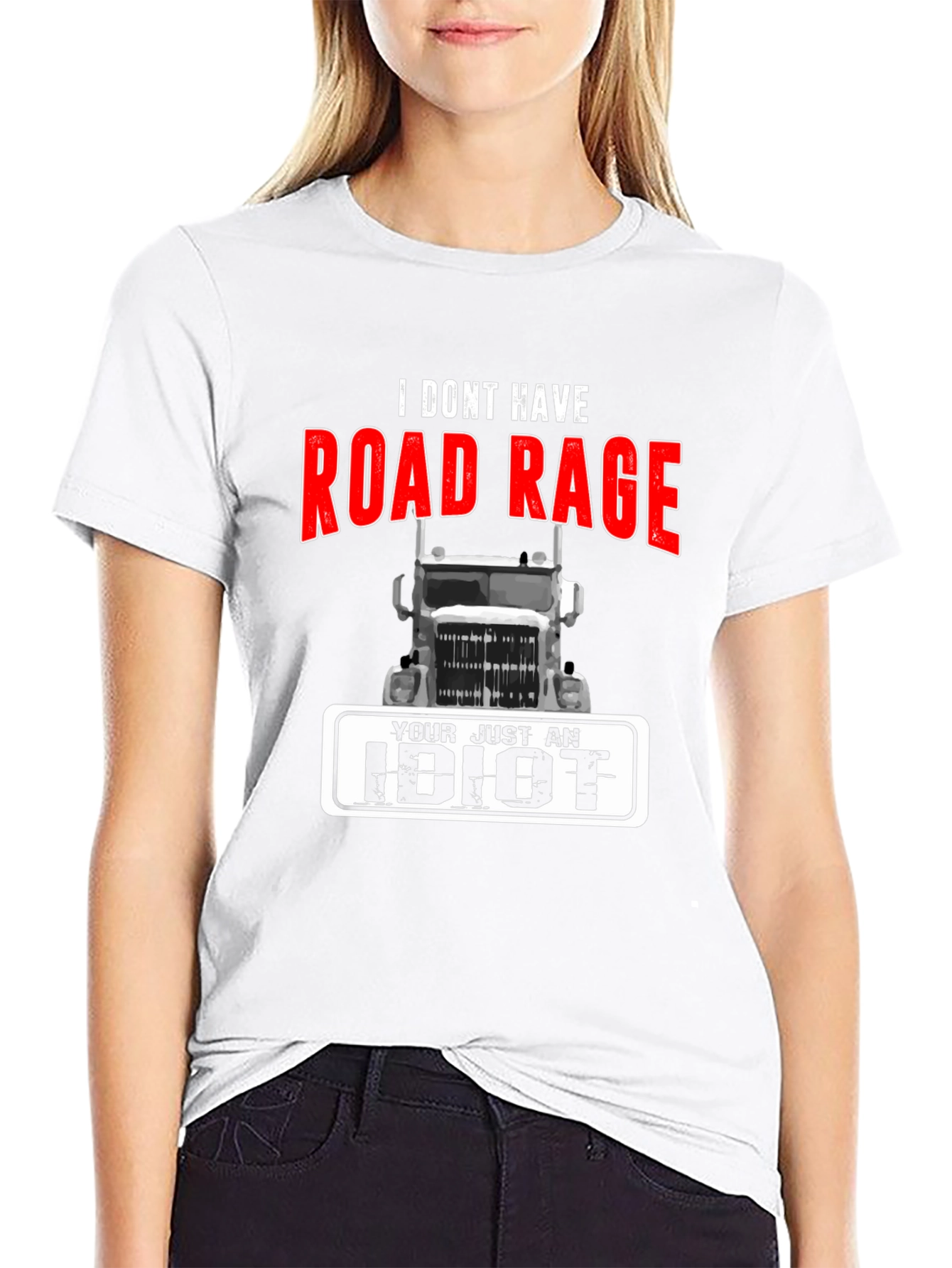 Road Rage Trucker T-Shirt - Funny Sarcastic Tee