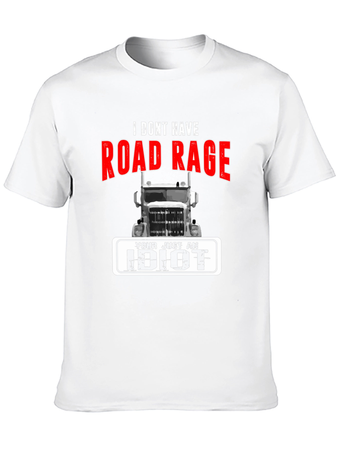 Road Rage Trucker T-Shirt - Funny Sarcastic Tee