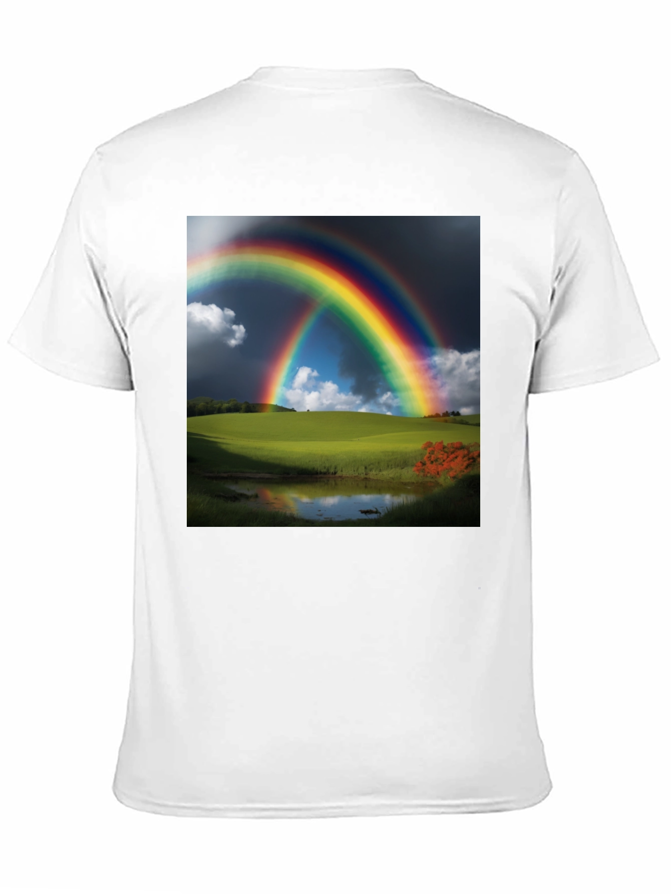 Rainbow Landscape Graphic Tee