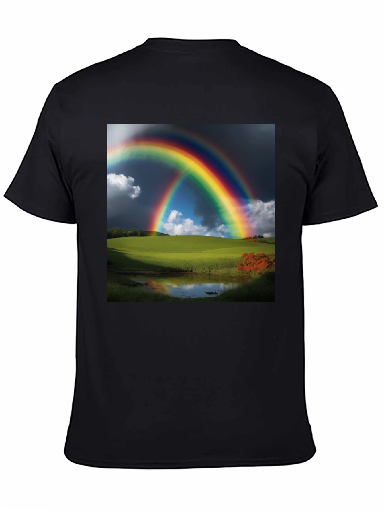 Rainbow Landscape Graphic Tee
