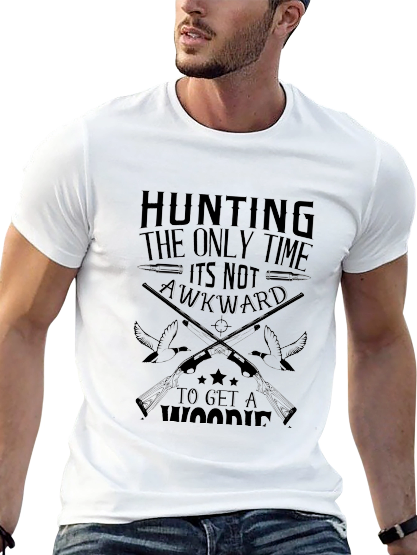 Hunting T-Shirt - The Only Time Its Not Awkward