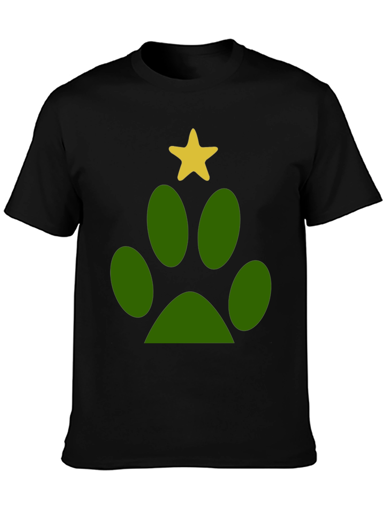 Paw Print Christmas T-Shirt