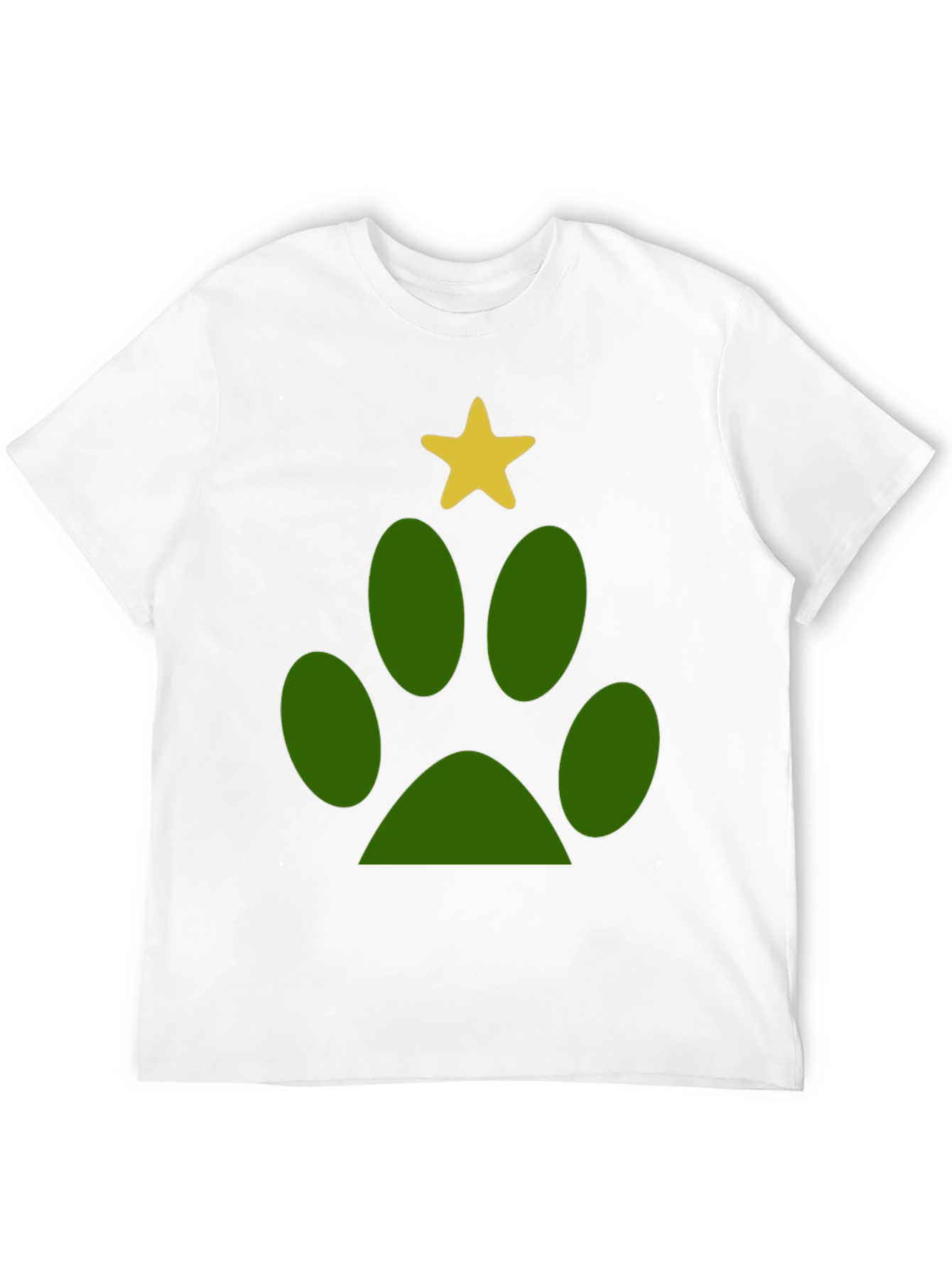 Paw Print Christmas T-Shirt