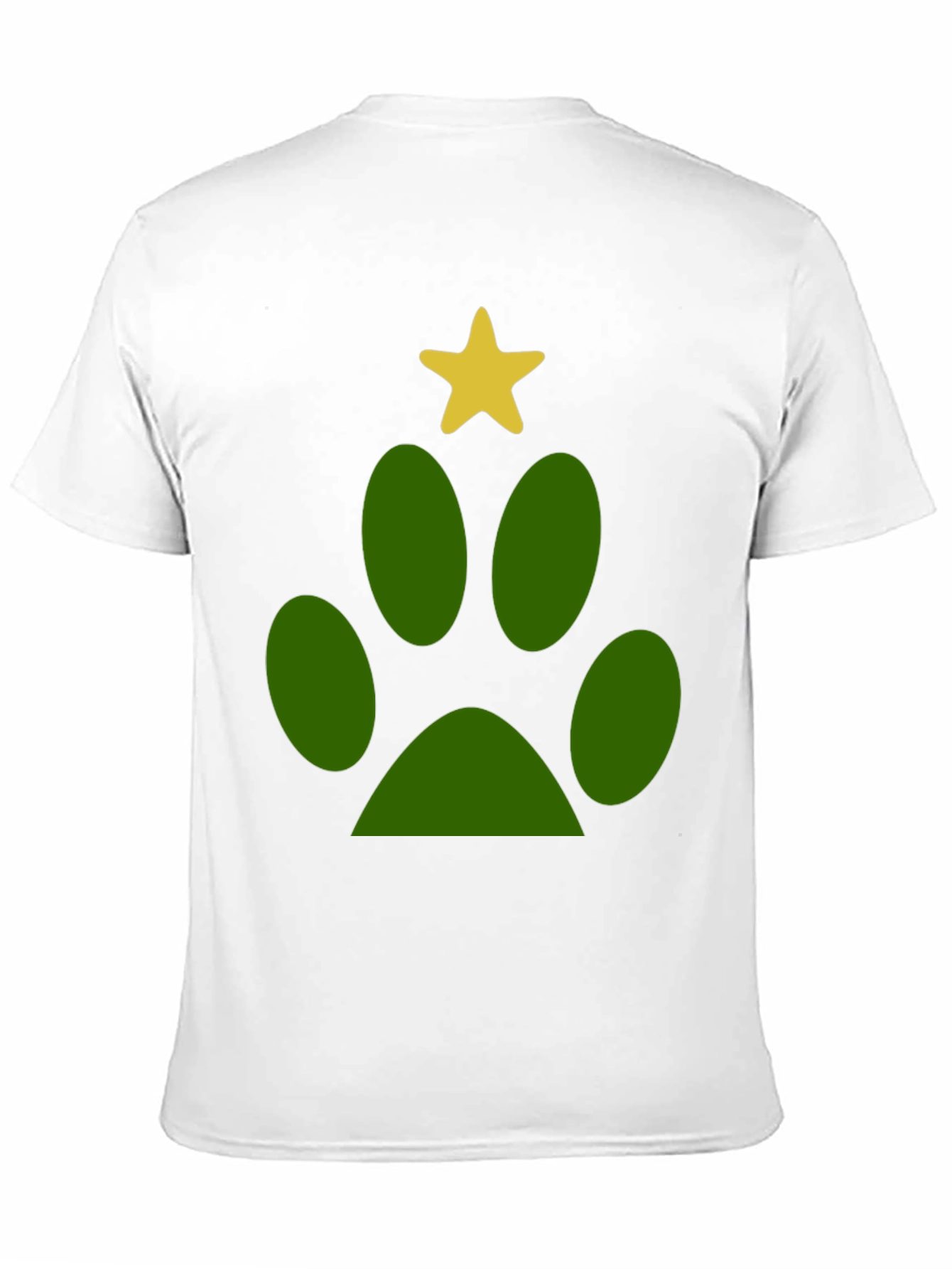 Paw Print Christmas T-Shirt
