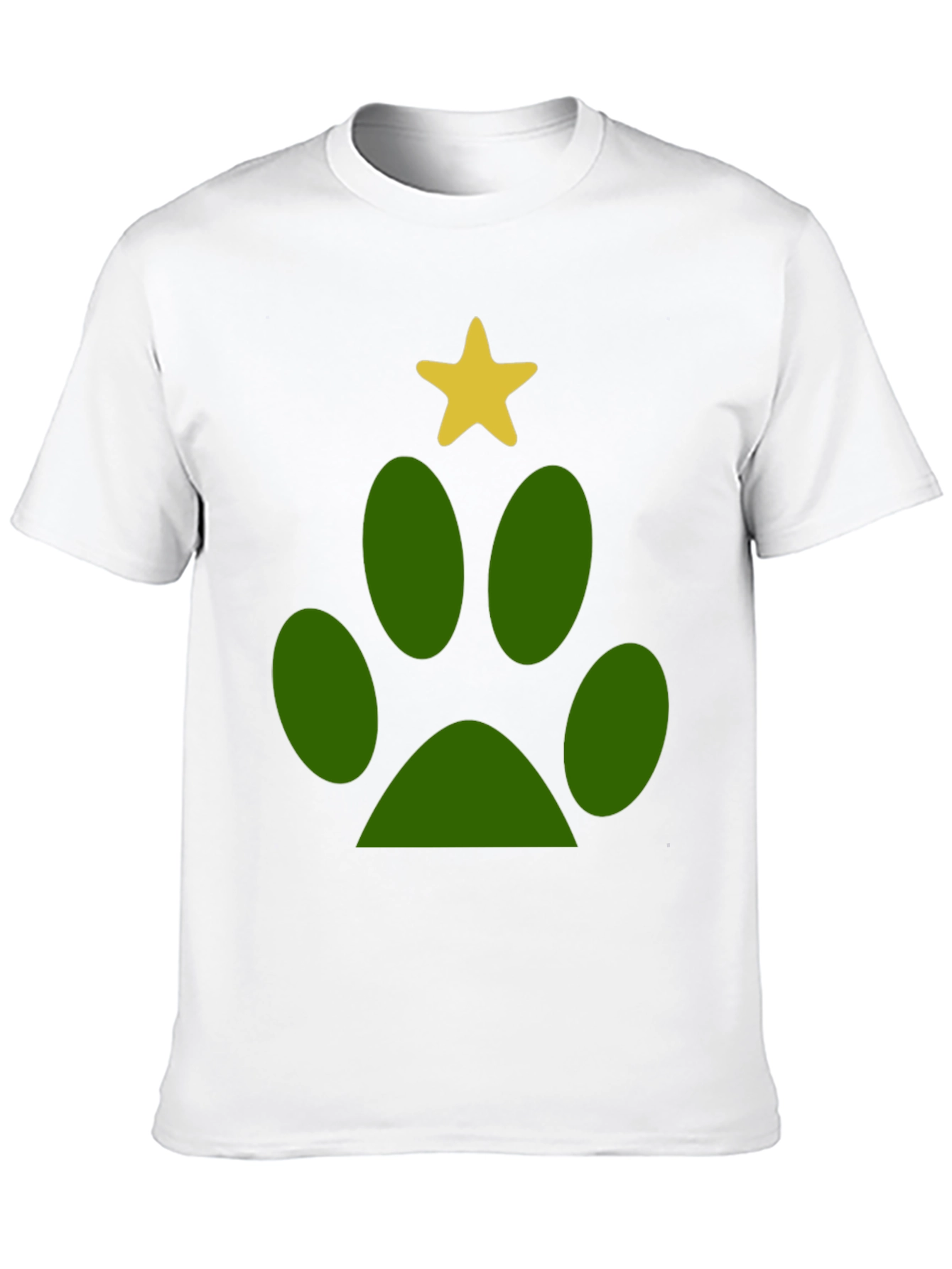 Paw Print Christmas T-Shirt
