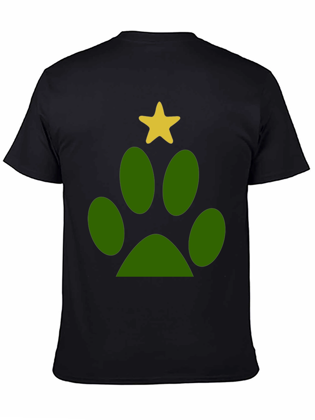 Paw Print Christmas T-Shirt