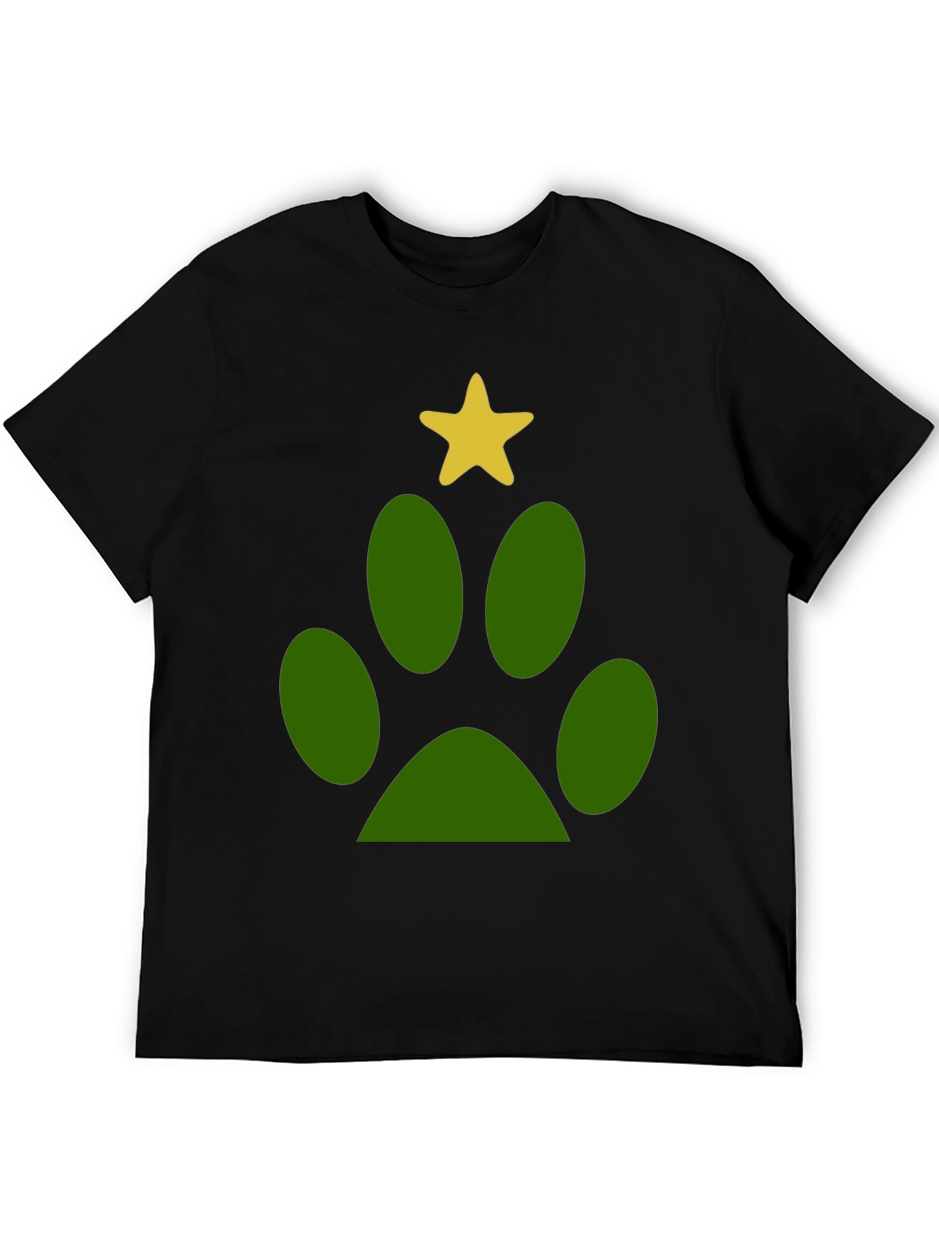 Paw Print Christmas T-Shirt