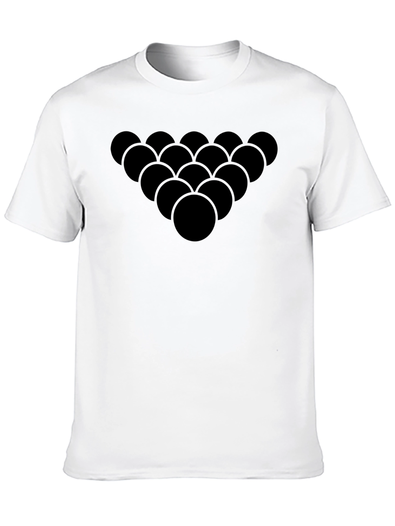 Black Billiard Ball Rack T-Shirt