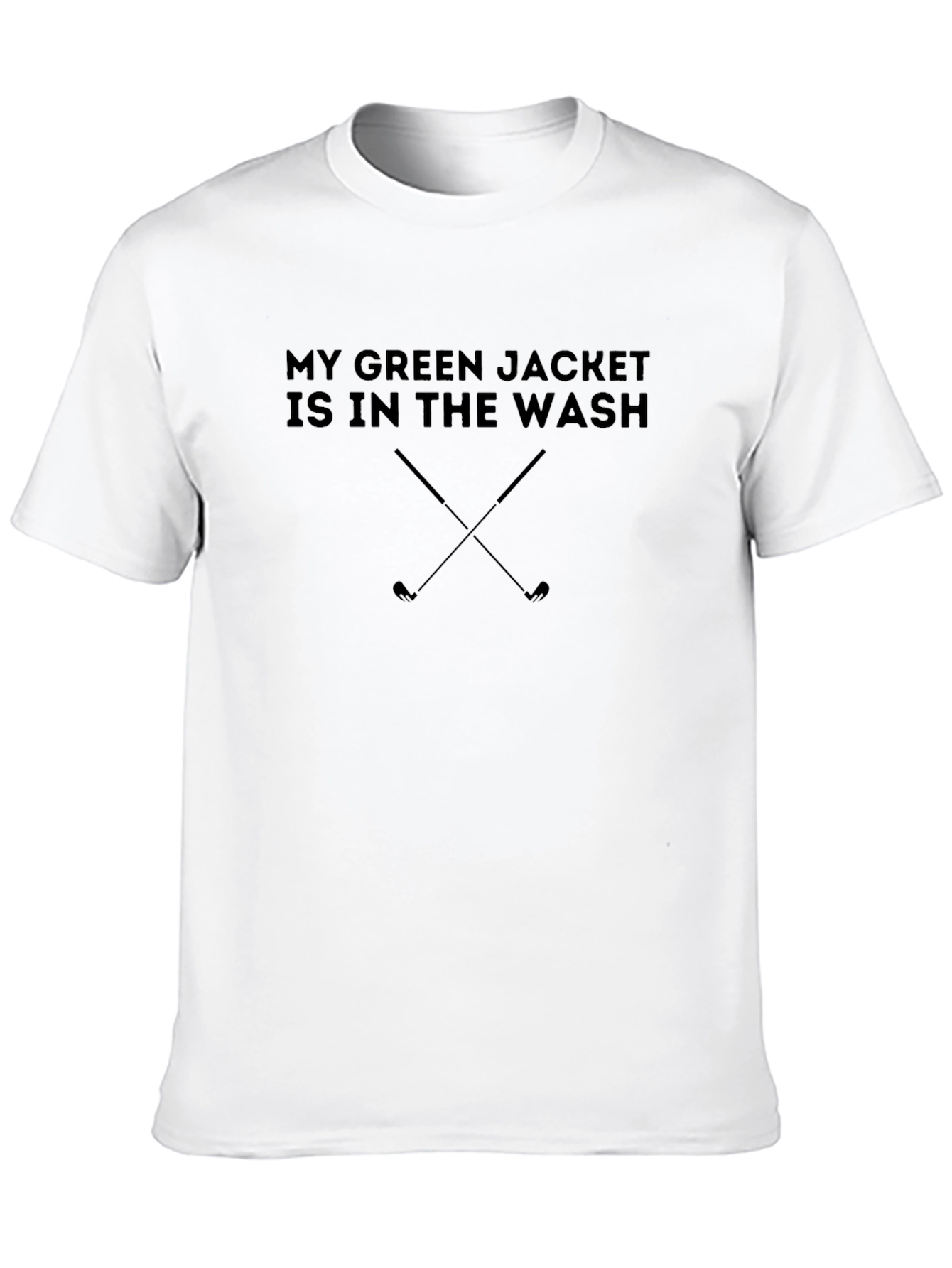 Golf Humor T-Shirt - Green Jacket in Wash