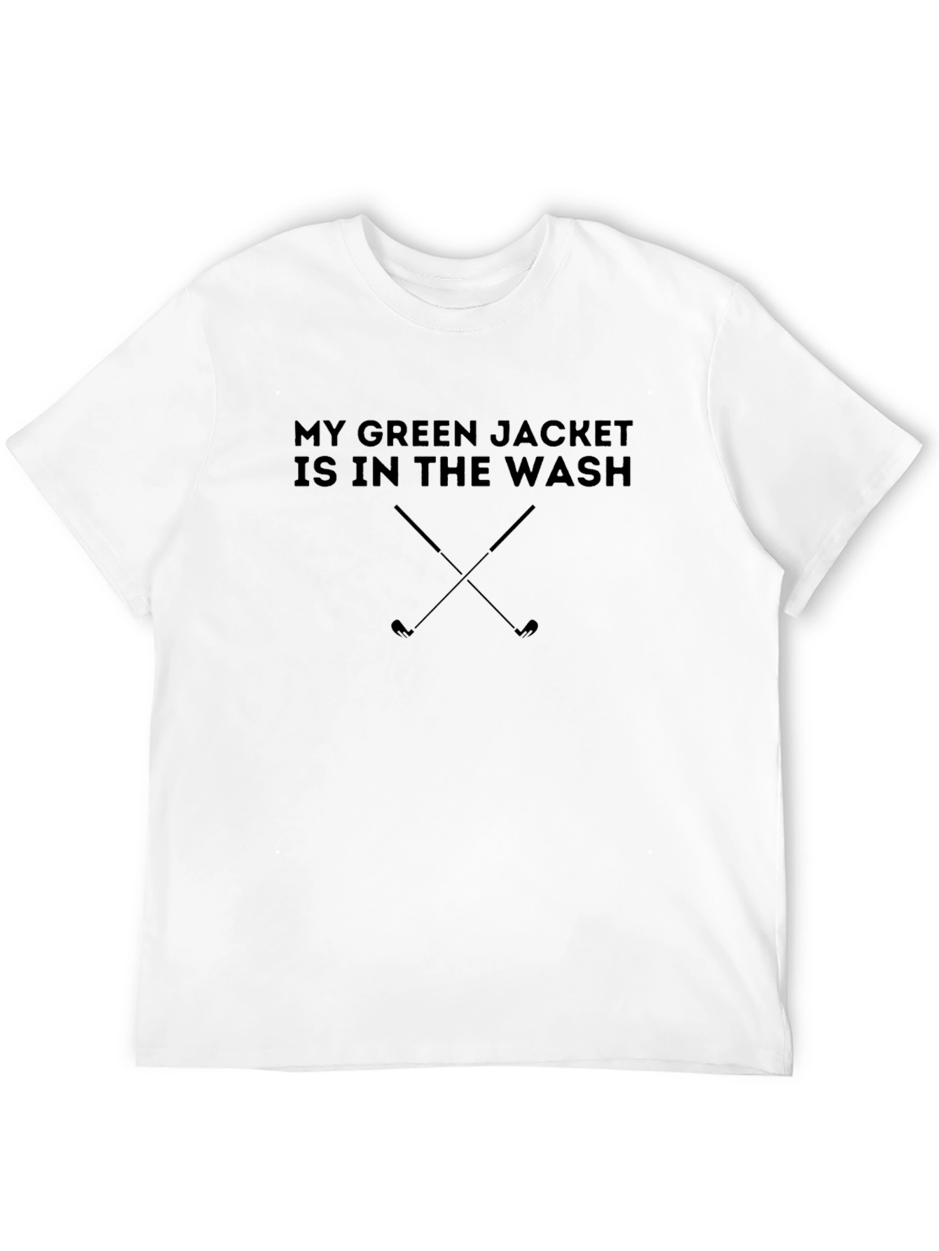 Golf Humor T-Shirt - Green Jacket in Wash