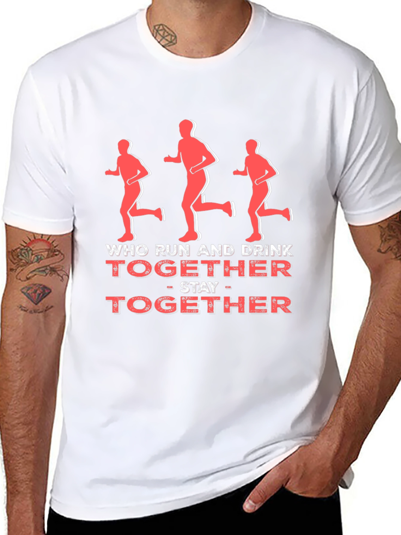 Who Run and Drink Together T-Shirt