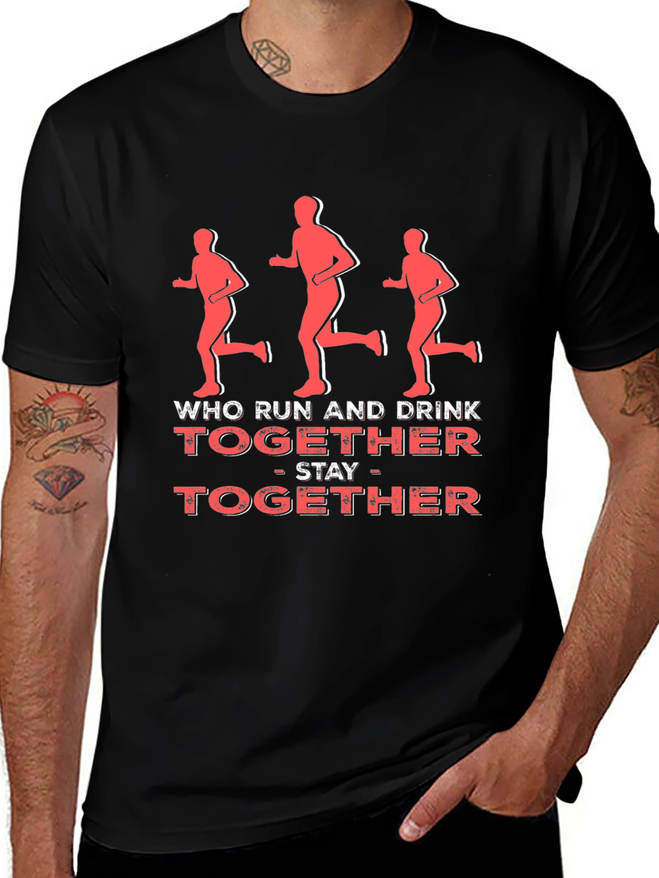 Who Run and Drink Together T-Shirt