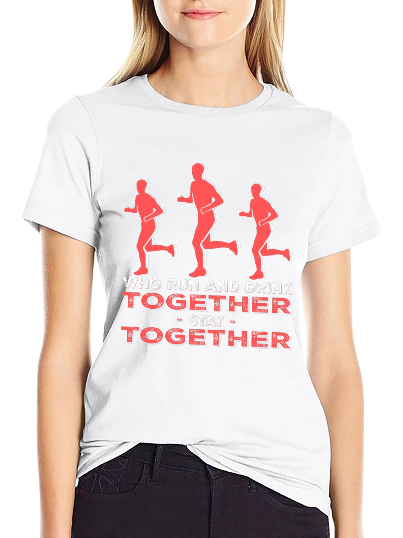Who Run and Drink Together T-Shirt
